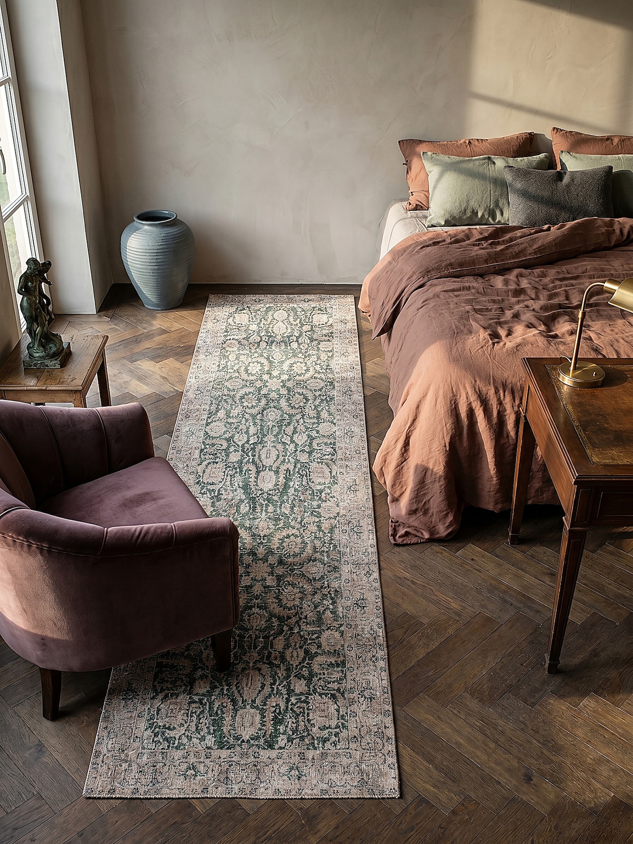 Läufer Orient Grün 60 x 230 cm - HURST Kadima Design