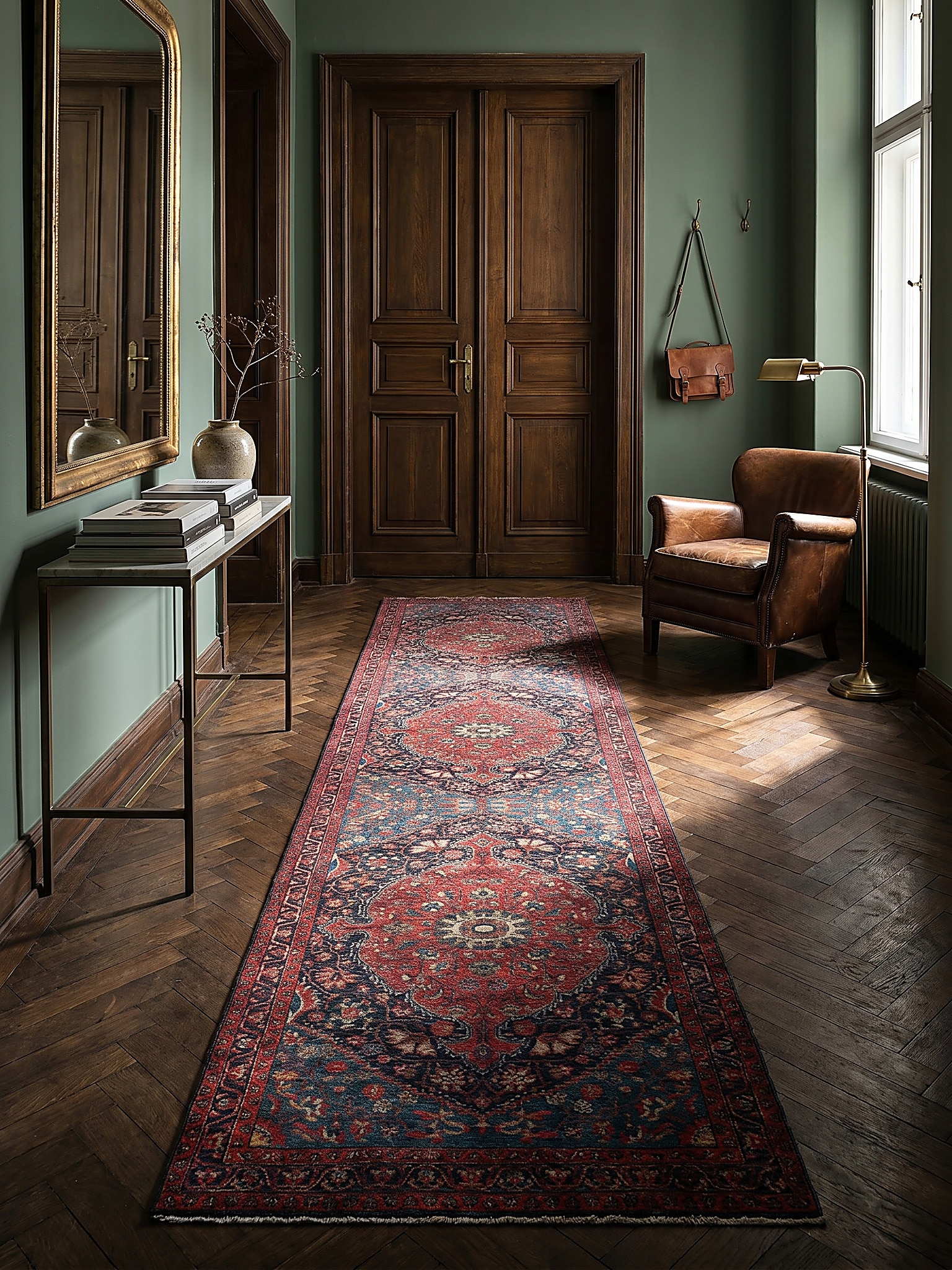 L&auml;ufer waschbar Rot 60 x 230 cm - HURST | Kadima Design 