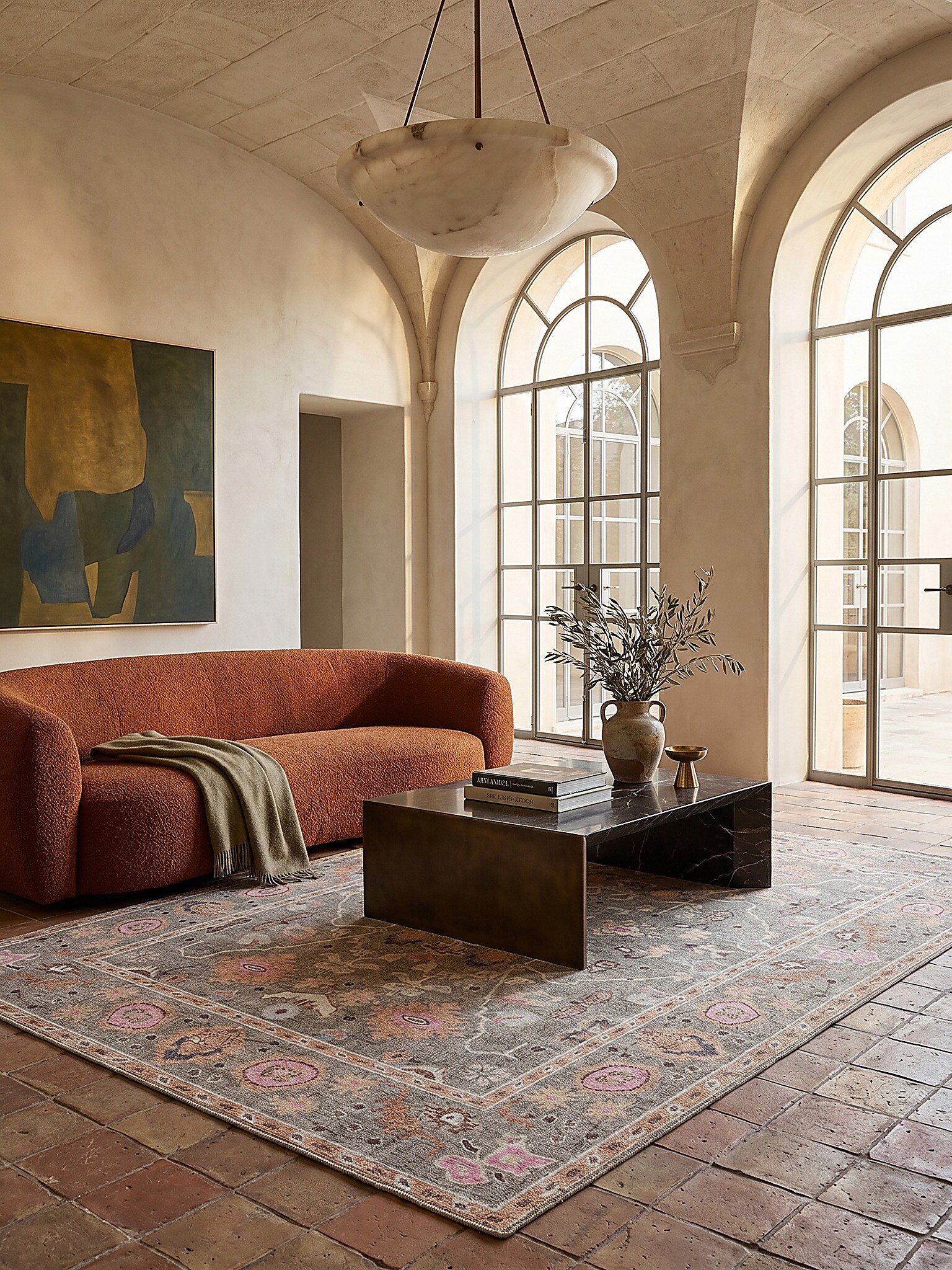 Teppich Orient Rosa-Bunt 190 x 290 cm - HURST | Kadima Design 