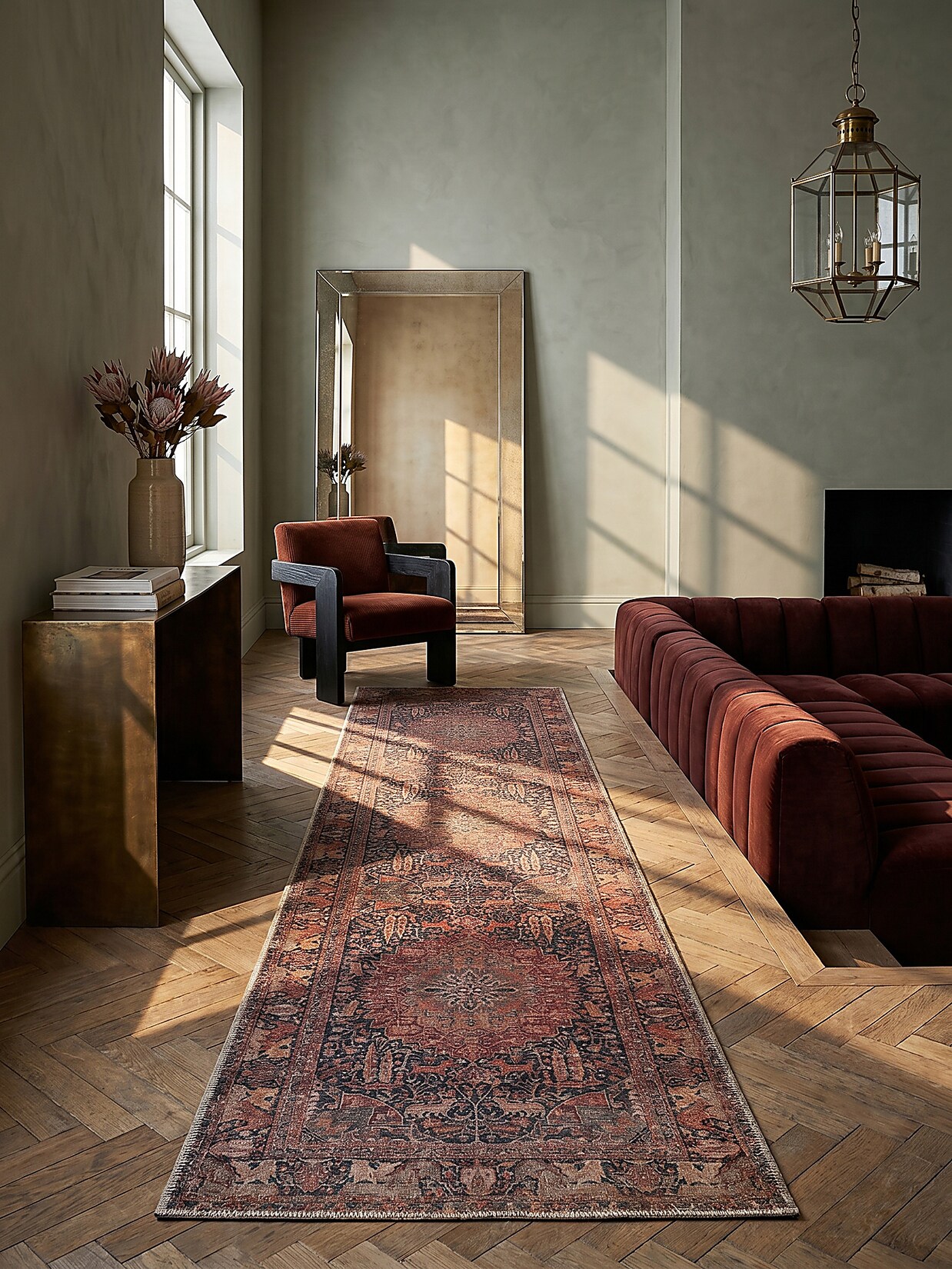 Läufer Orient Rot 60 x 230 cm - HURST Kadima Design
