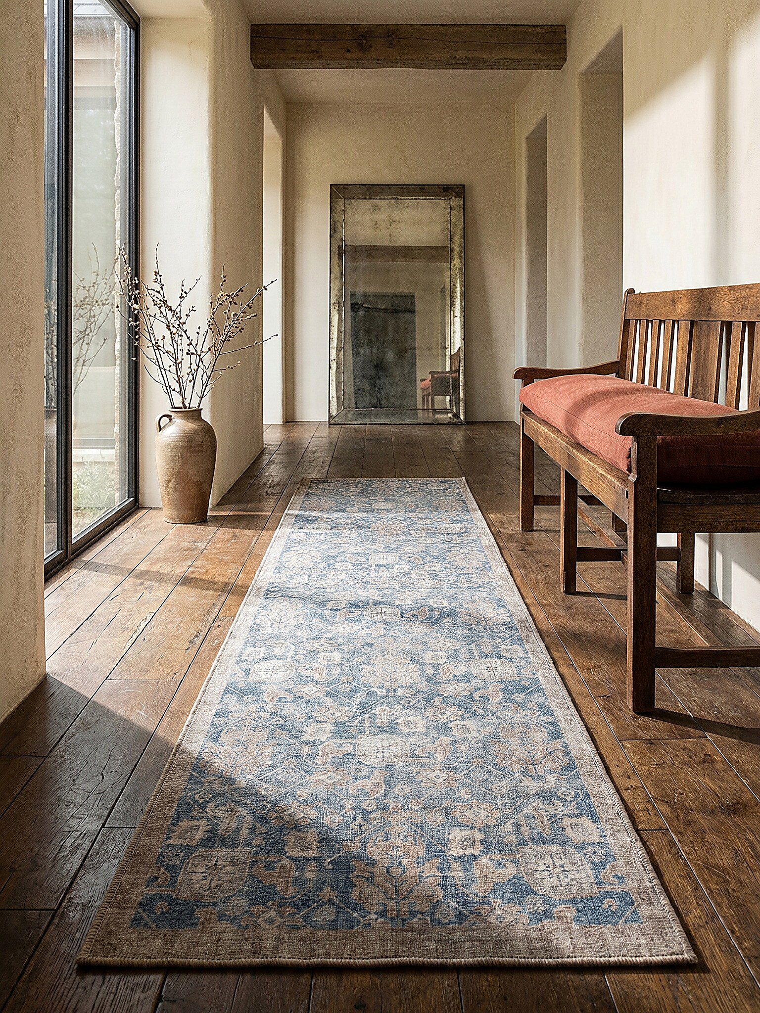 L&auml;ufer Orient Blau 60 x 230 cm - HURST | Kadima Design 