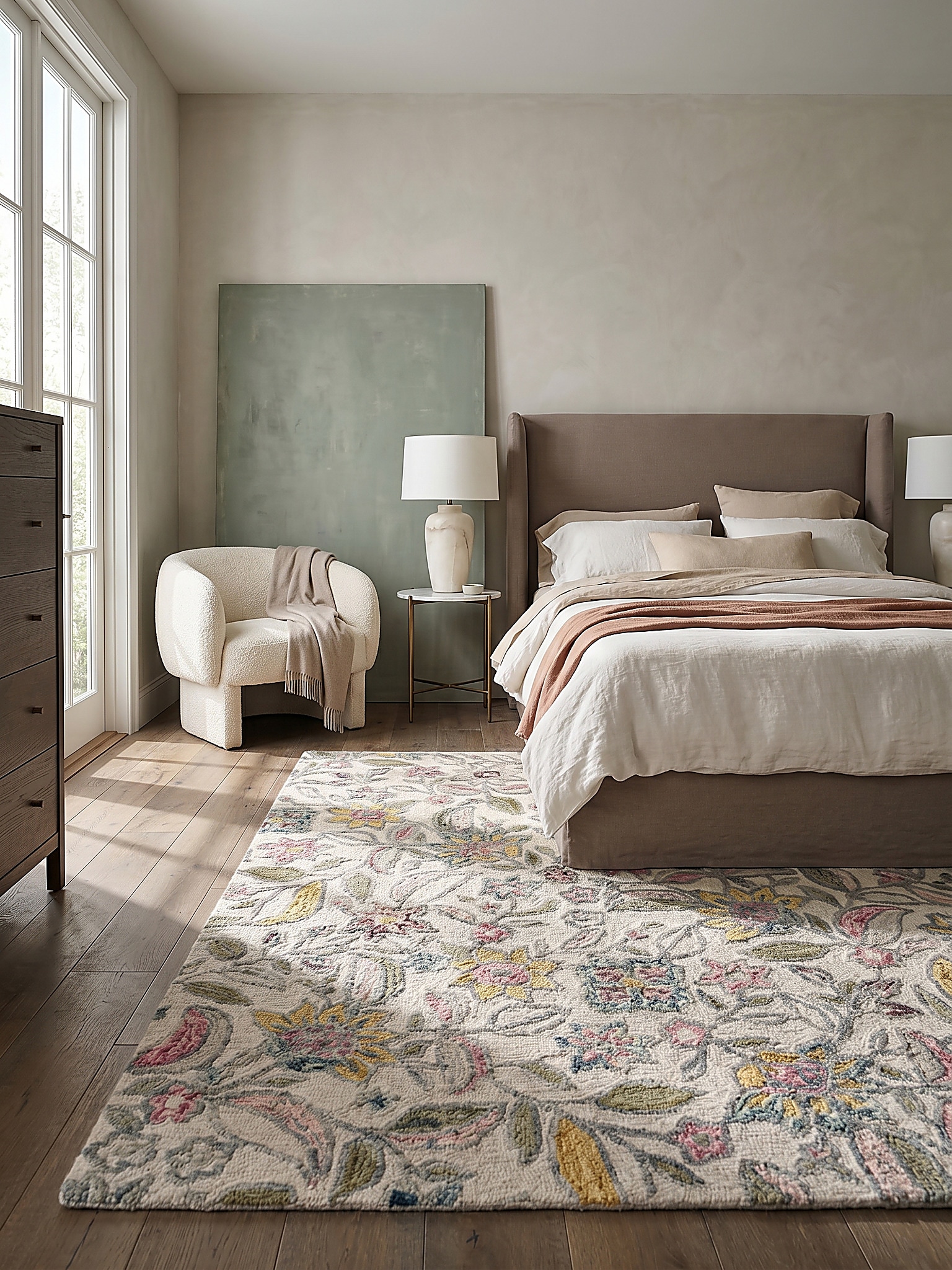 Wollteppich floral Bunt 200 x 290 cm - SOAR | Kadima Design 