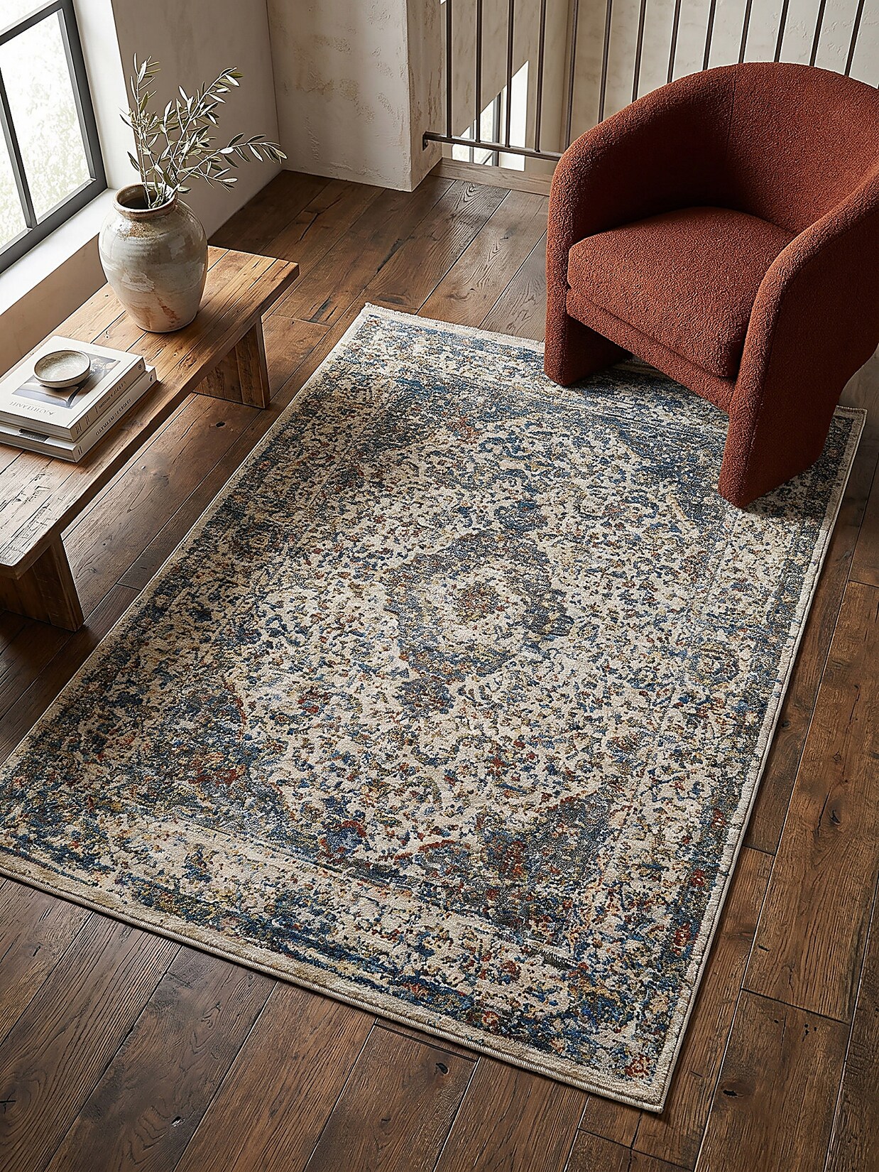 Teppich Orient Erdtöne-Bunt 160 x 230 cm - ADUR Kadima Design