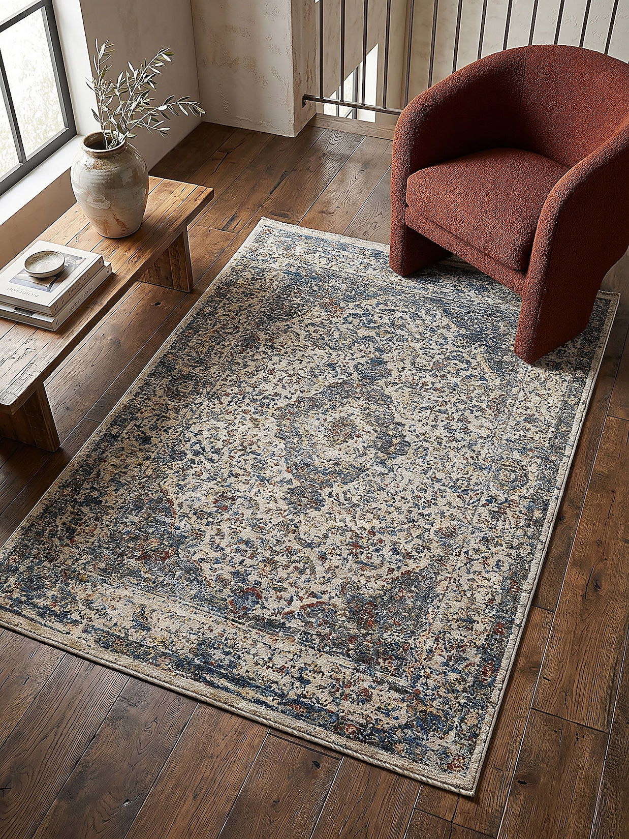 Teppich Orient Erdtöne-Bunt 200 x 300 cm - ADUR Kadima Design