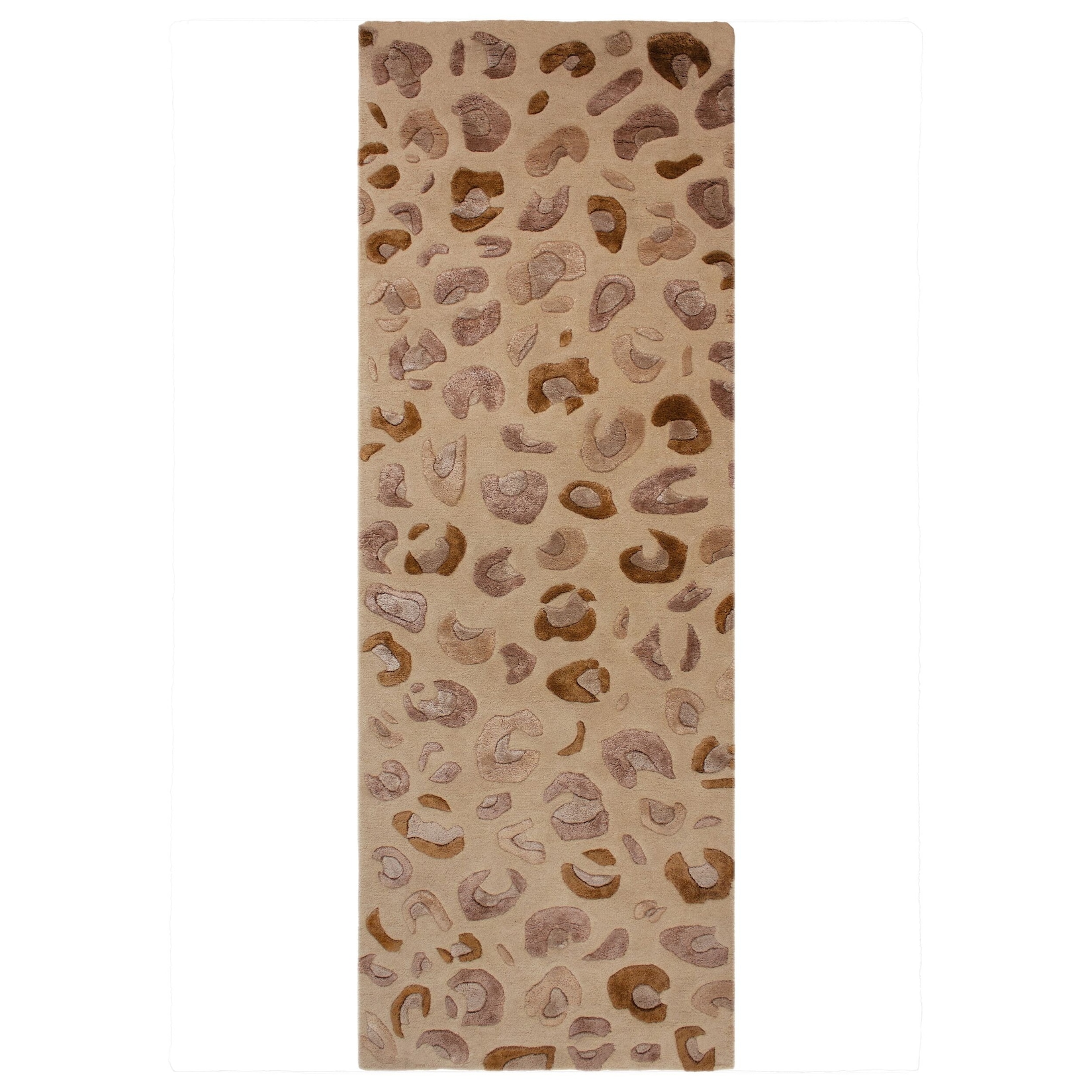 Läufer Leopard Natur 80 x 230 cm - SABLE Kadima Design