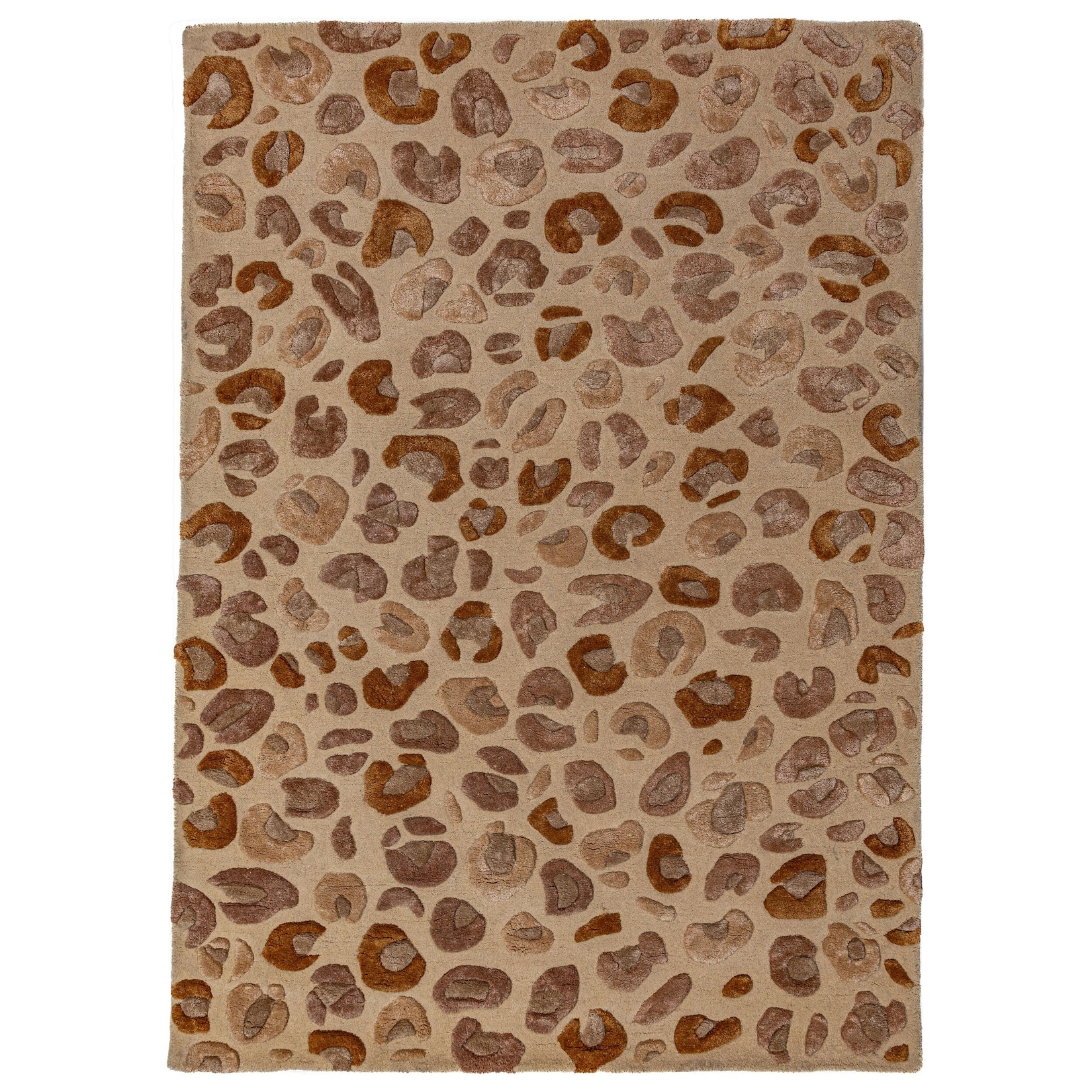 Teppich Leopard Natur 160 x 230 cm - SABLE Kadima Design