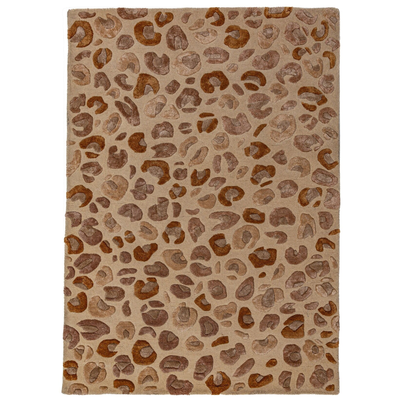 Teppich Leopard Natur 140 x 200 cm - SABLE Kadima Design