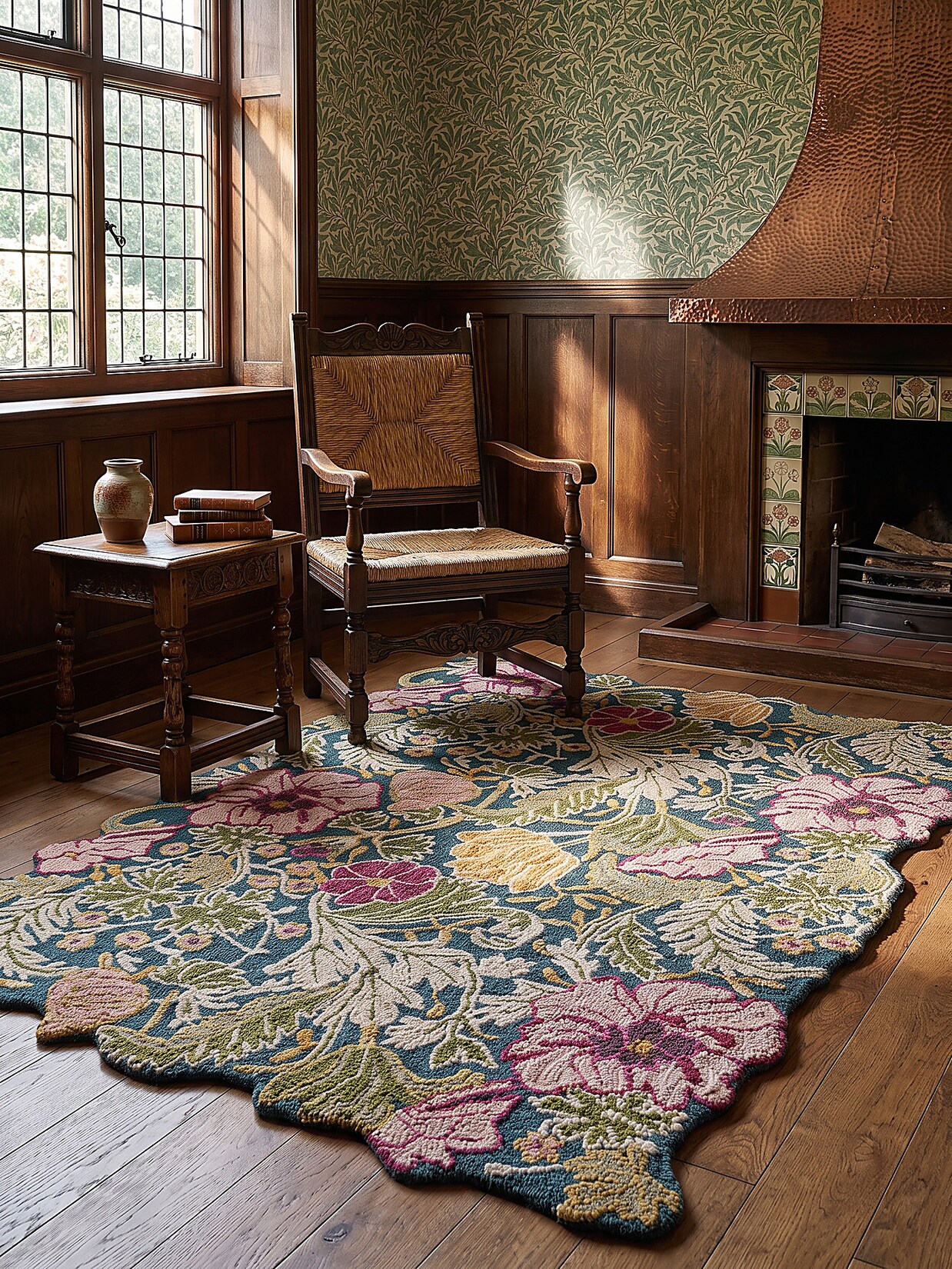 Wollteppich floral Multi 200 x 290 cm - CHAR Kadima Design