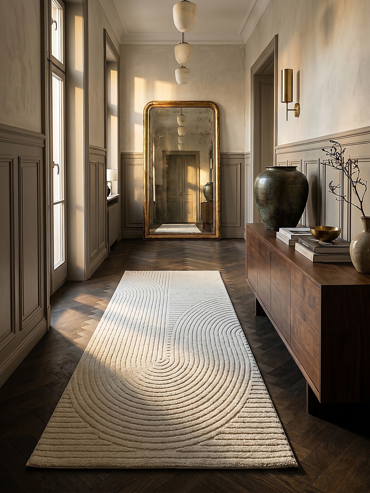 L&auml;ufer Pflegeleicht Creme 80x150 cm - CETINA | Kadima Design 