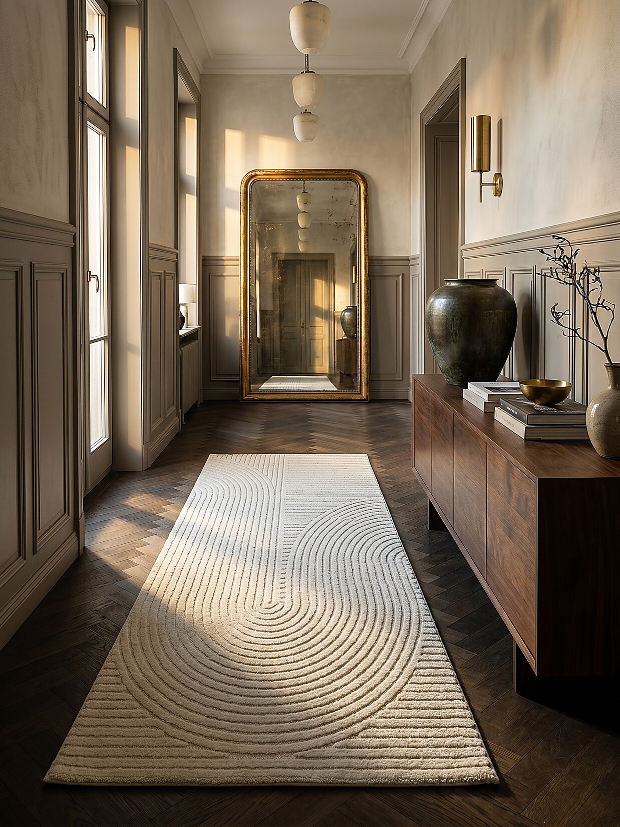 Läufer Pflegeleicht Creme 80x150 cm - CETINA Kadima Design