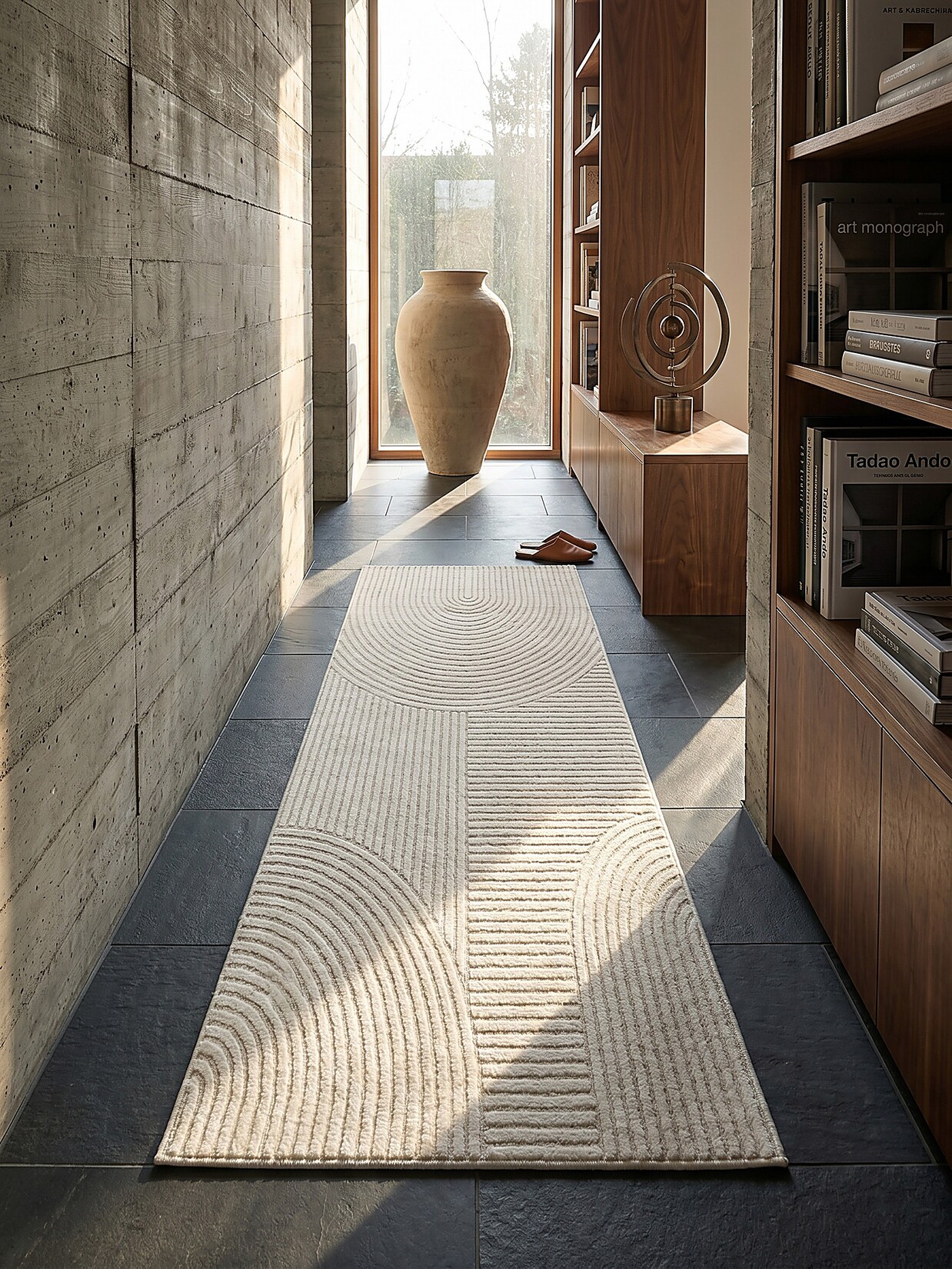 Läufer Pflegeleicht Creme 80x150 cm - CETINA Kadima Design
