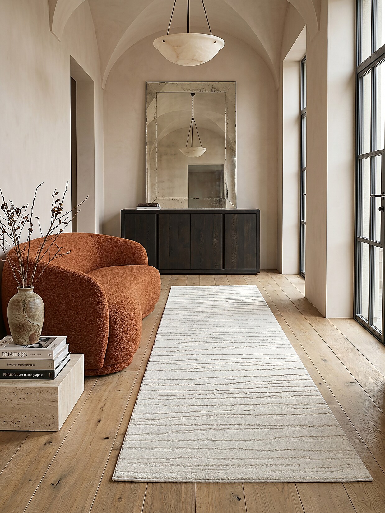 Läufer Pflegeleicht Creme 80x150 cm - CETINA Kadima Design