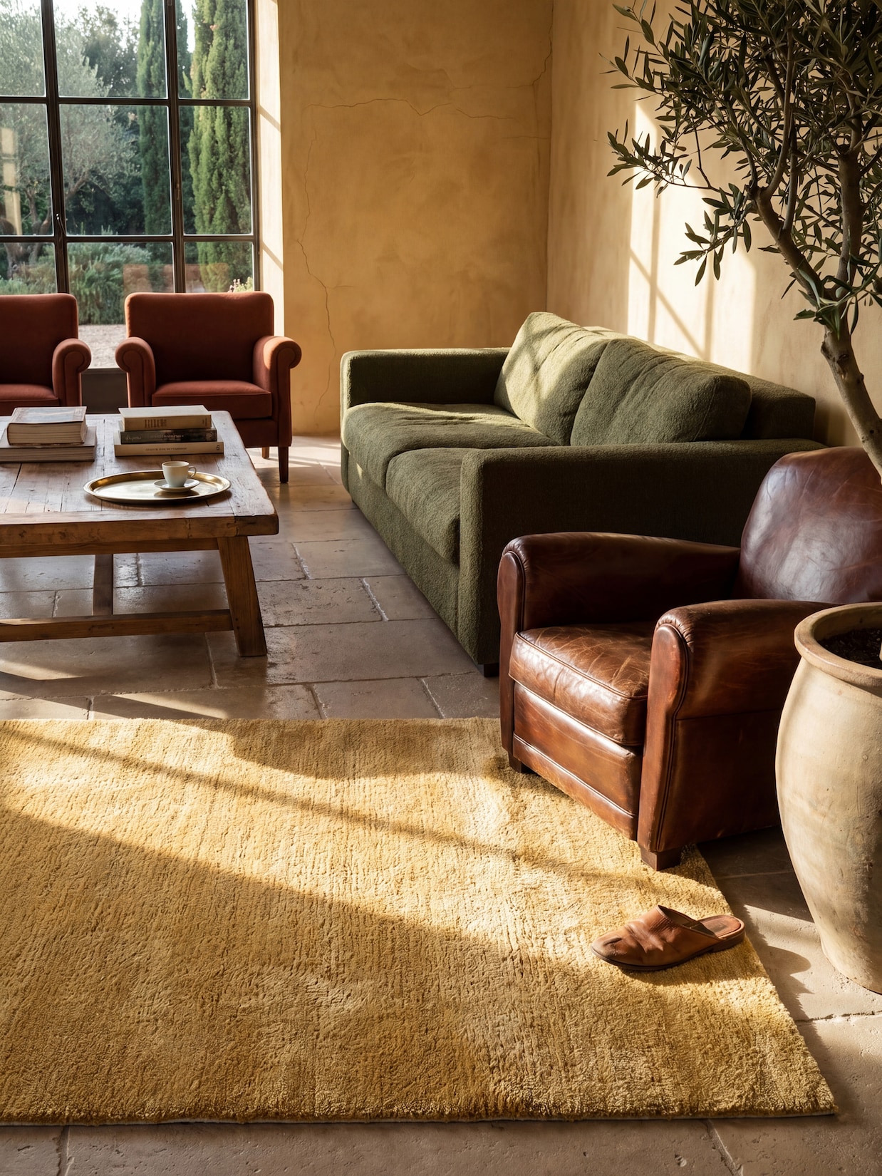 Teppich Antirutsch Gold 160x220 cm - ALDAN Kadima Design
