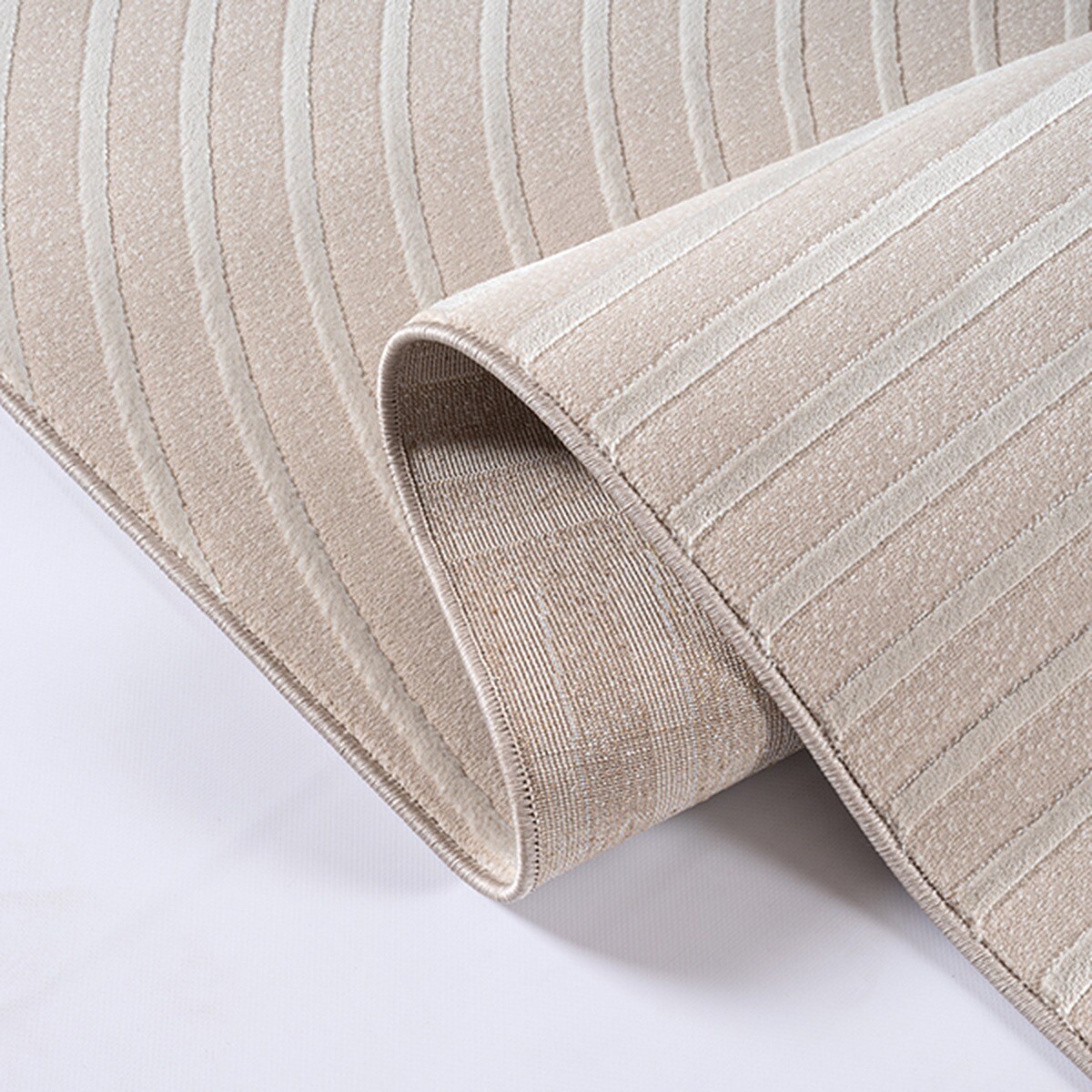 Teppich Polyester Beige 200x290 cm - ERESMA Kadima Design