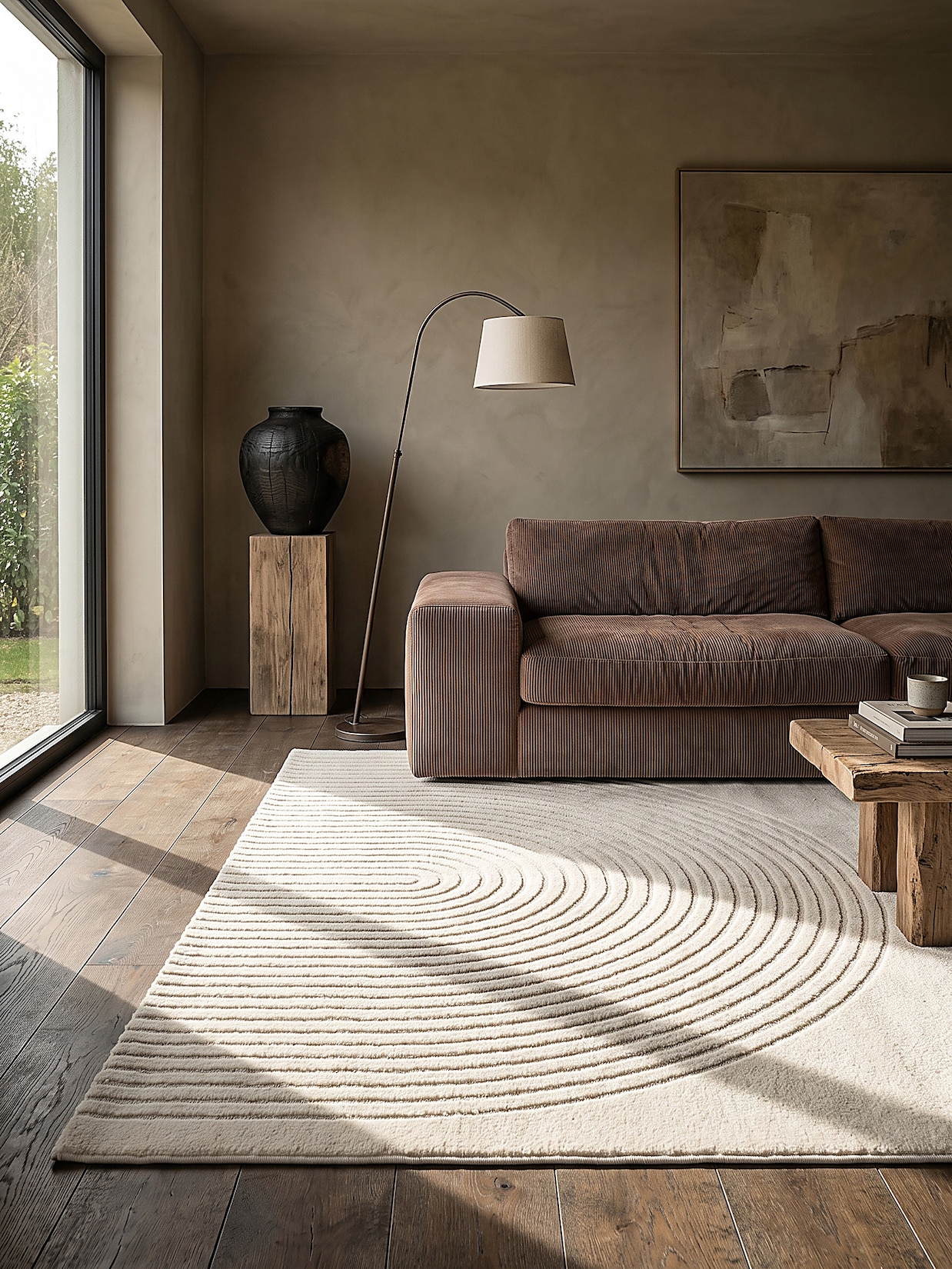 Teppich Pflegeleicht Creme 200x280 cm - MUOTA Kadima Design