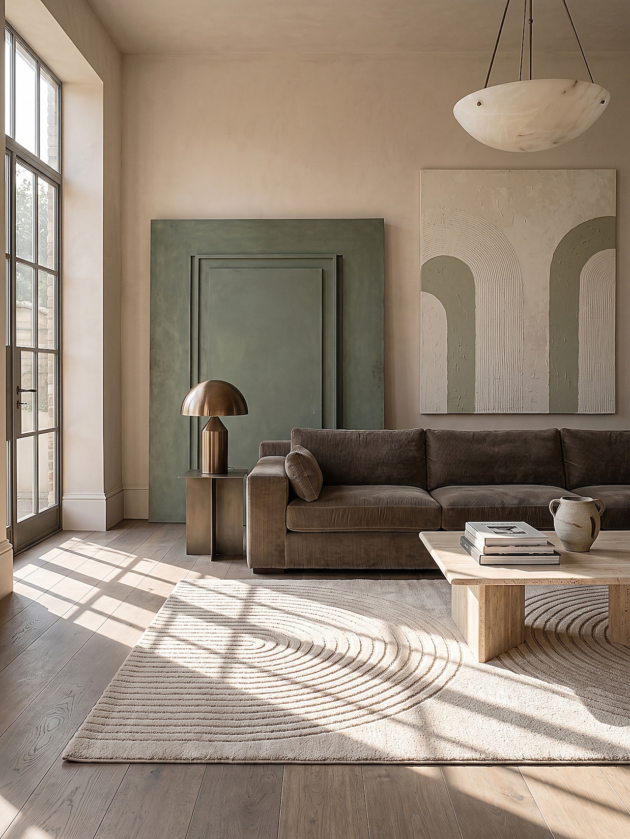 Teppich Pflegeleicht Beige 200x280 cm - MUOTA Kadima Design