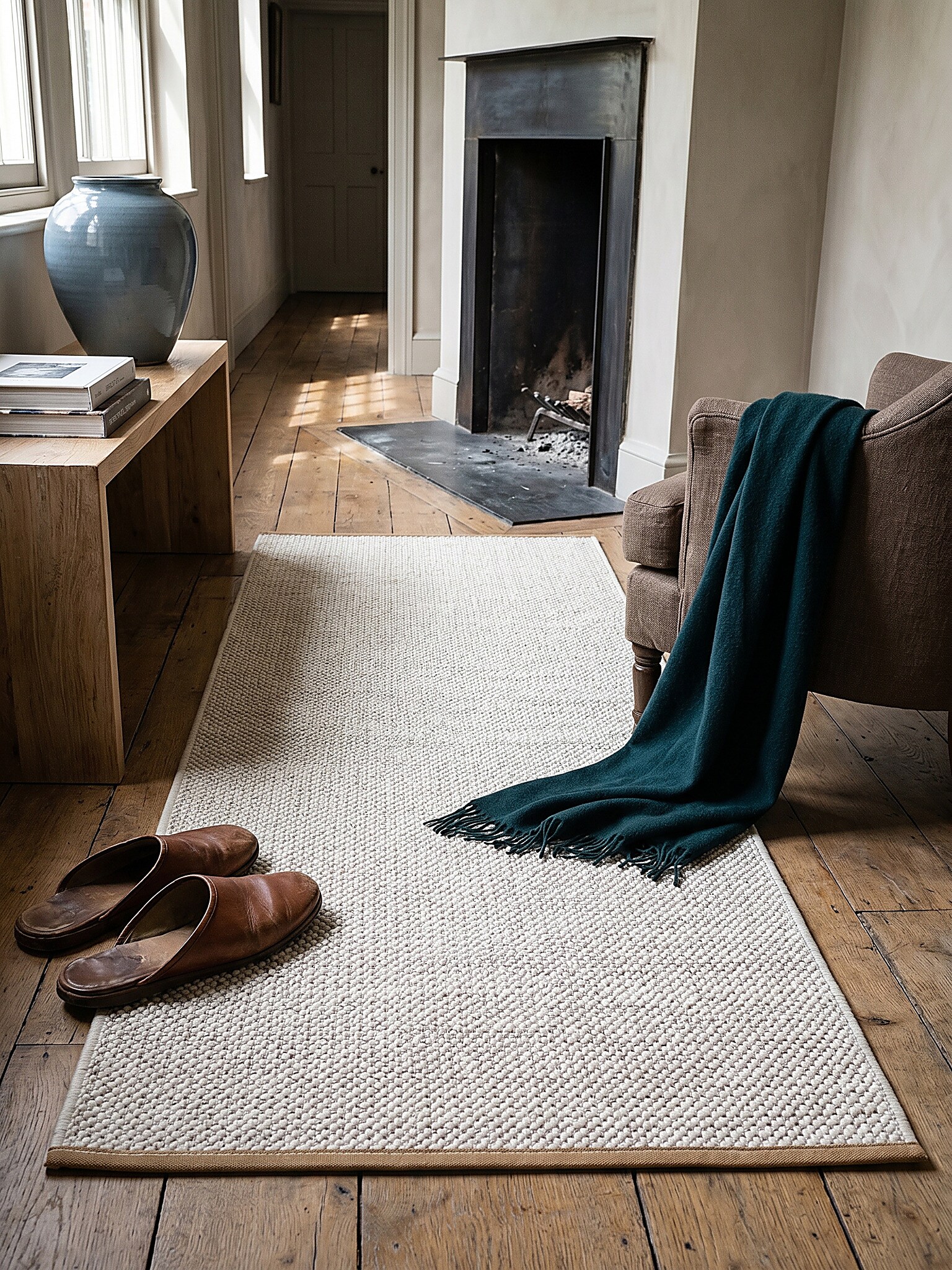 L&auml;ufer Polypropylen Creme 80x150 cm - STURA | Kadima Design 