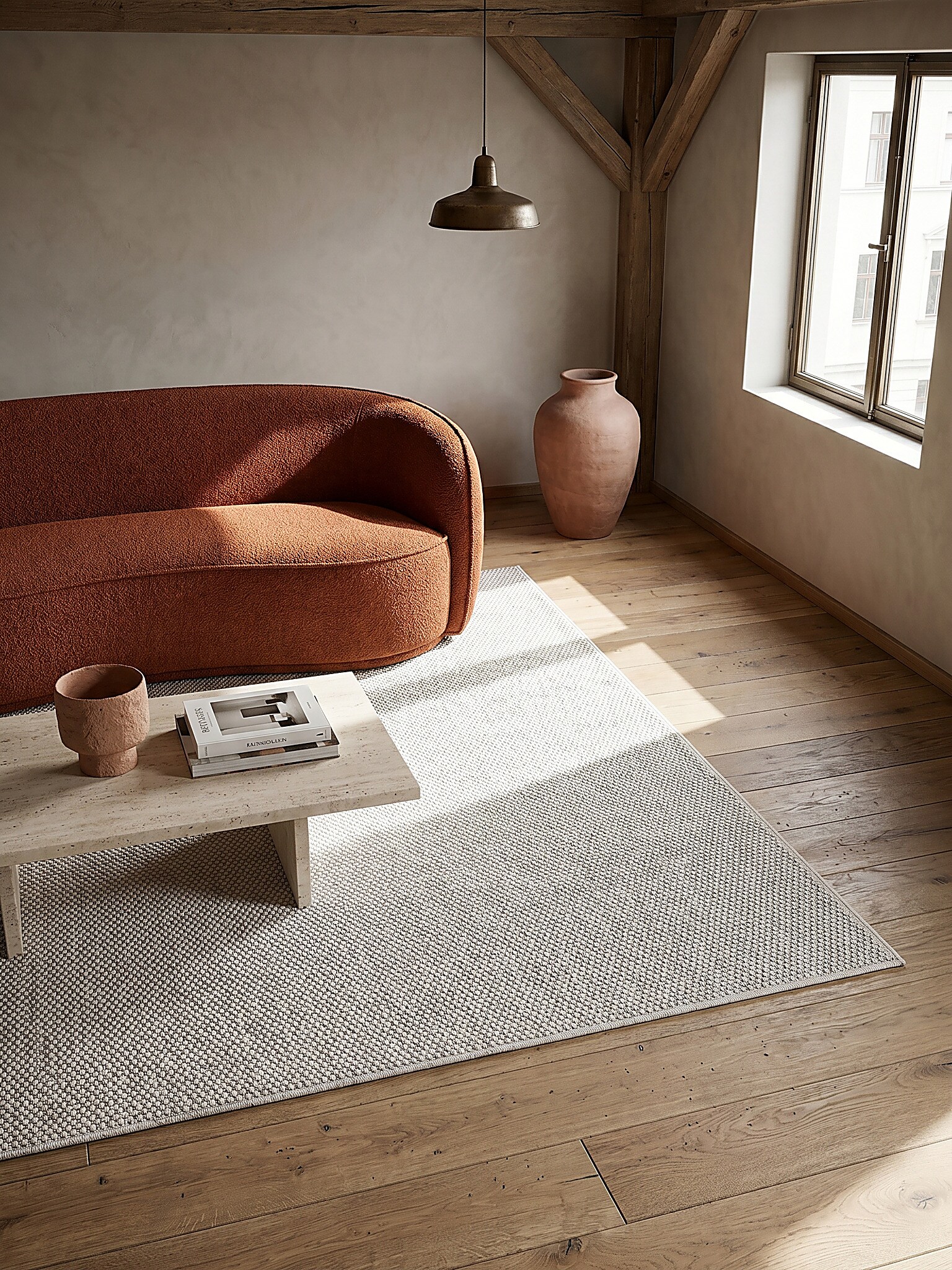 Teppich Polypropylen Creme 200x280 cm - STURA | Kadima Design 