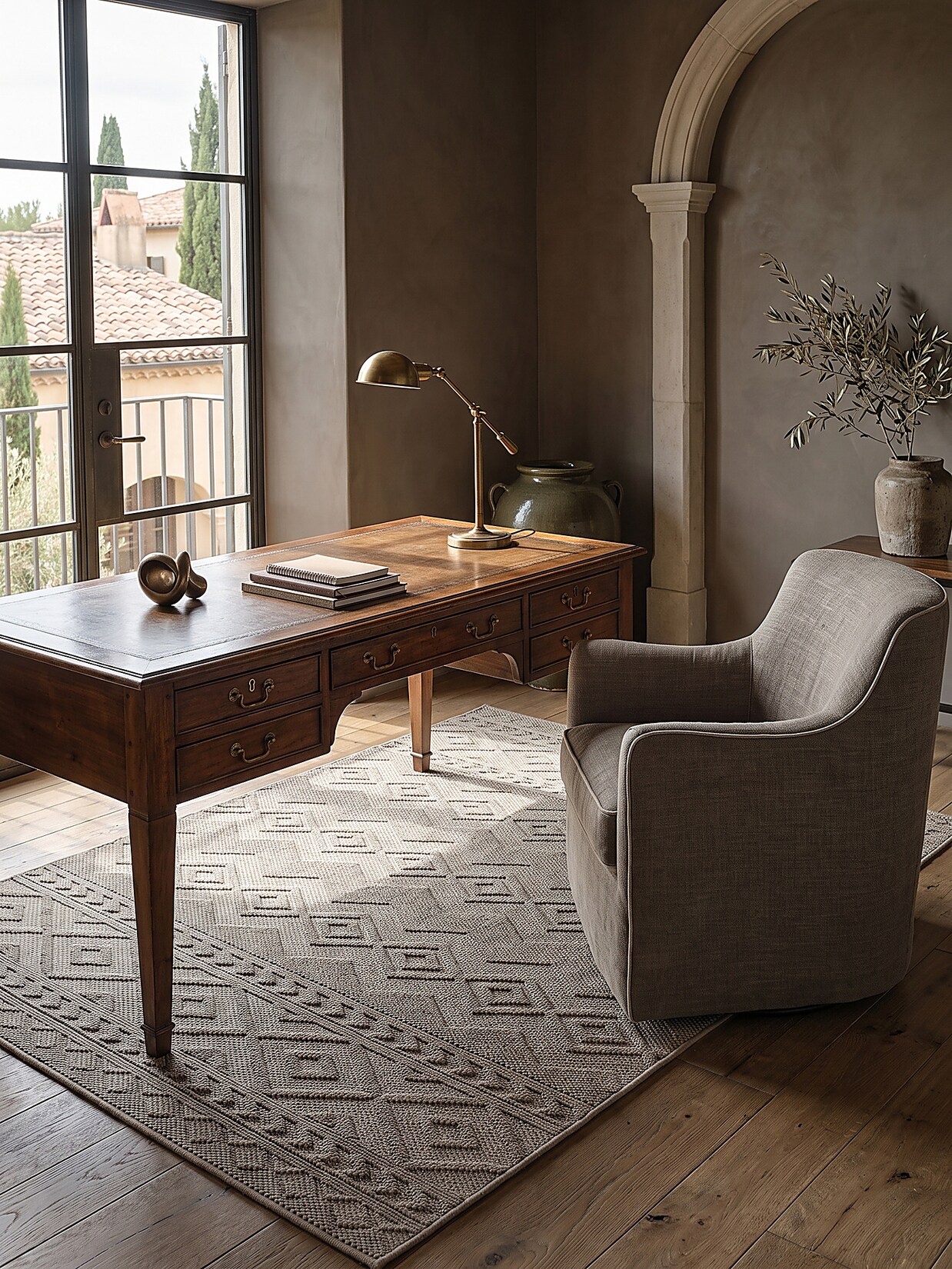 Teppich Polypropylen Beige 120x160 cm - STURA Kadima Design