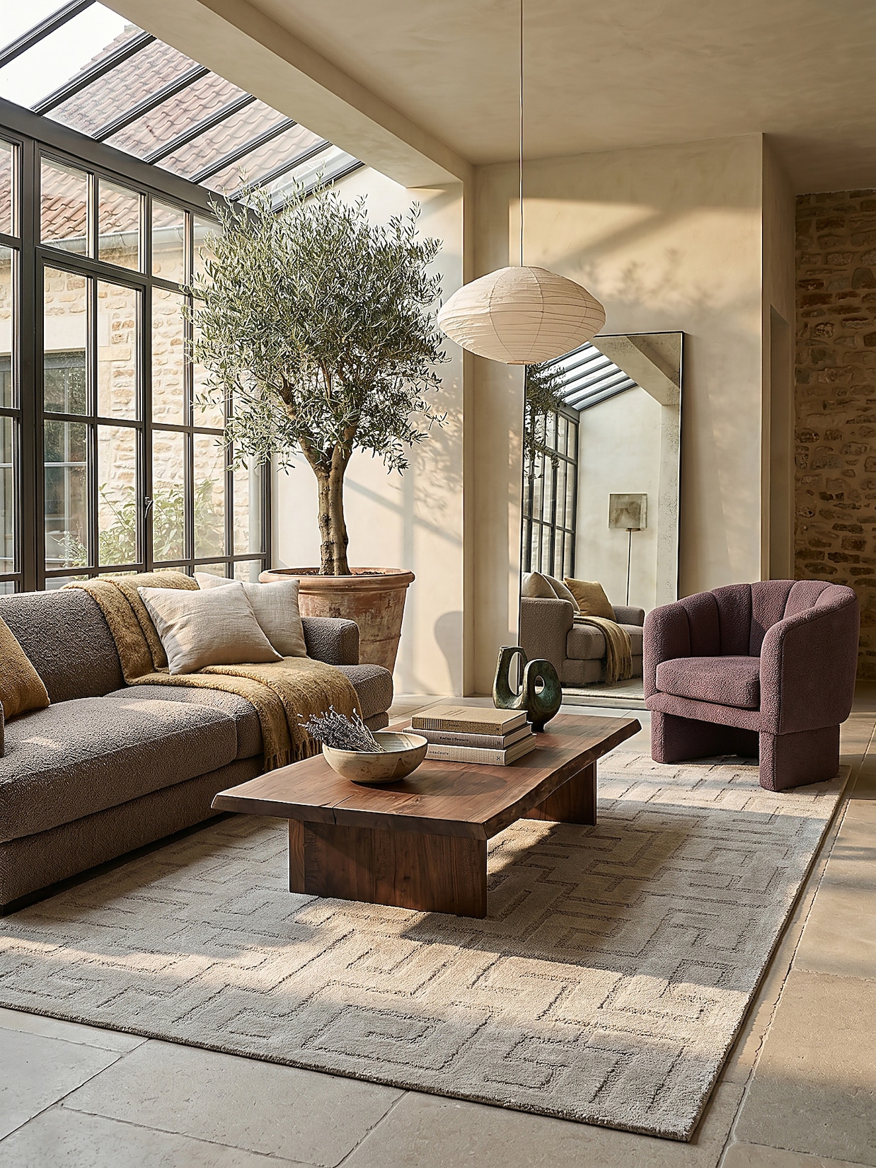 Teppich Pflegeleicht Beige 140x200 cm - MUOTA Kadima Design