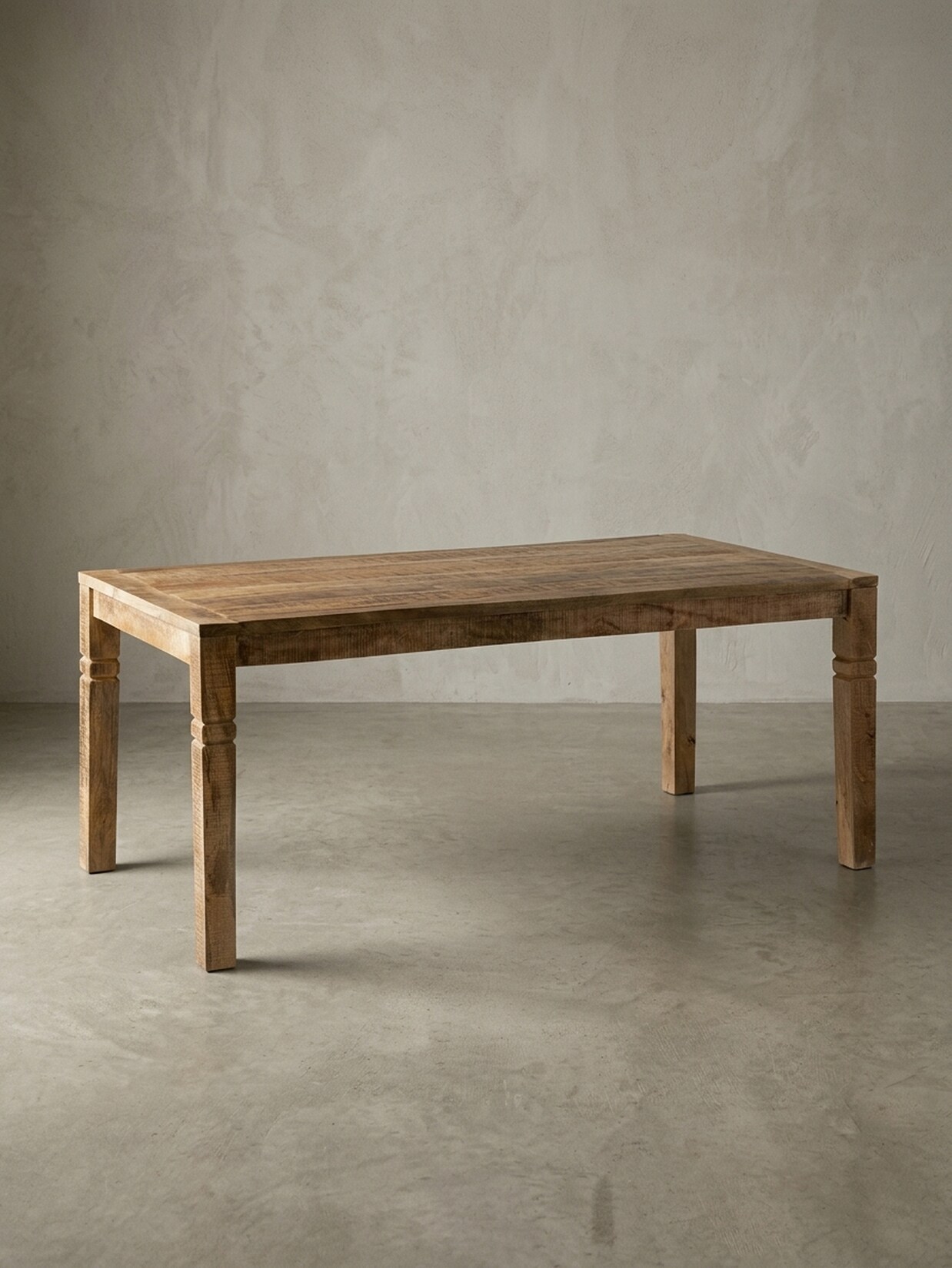 Esszimmertisch – Rechteckig Mango Massivholz 120x76x70 cm Landhaus