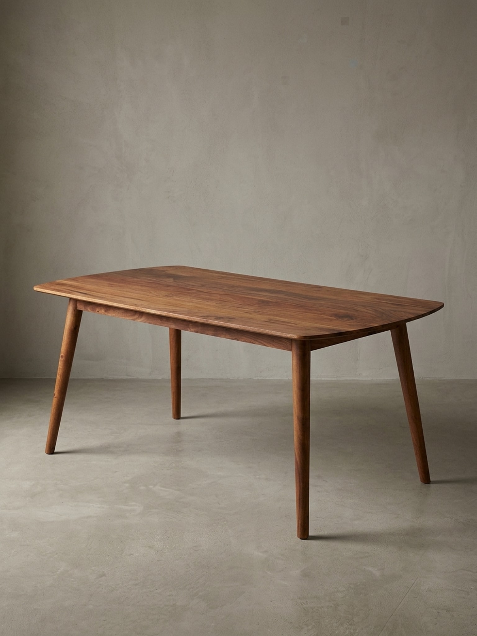 Esszimmertisch &ndash; Rechteckig Massivholz Braun 120x77x60 cm Rustikal 
