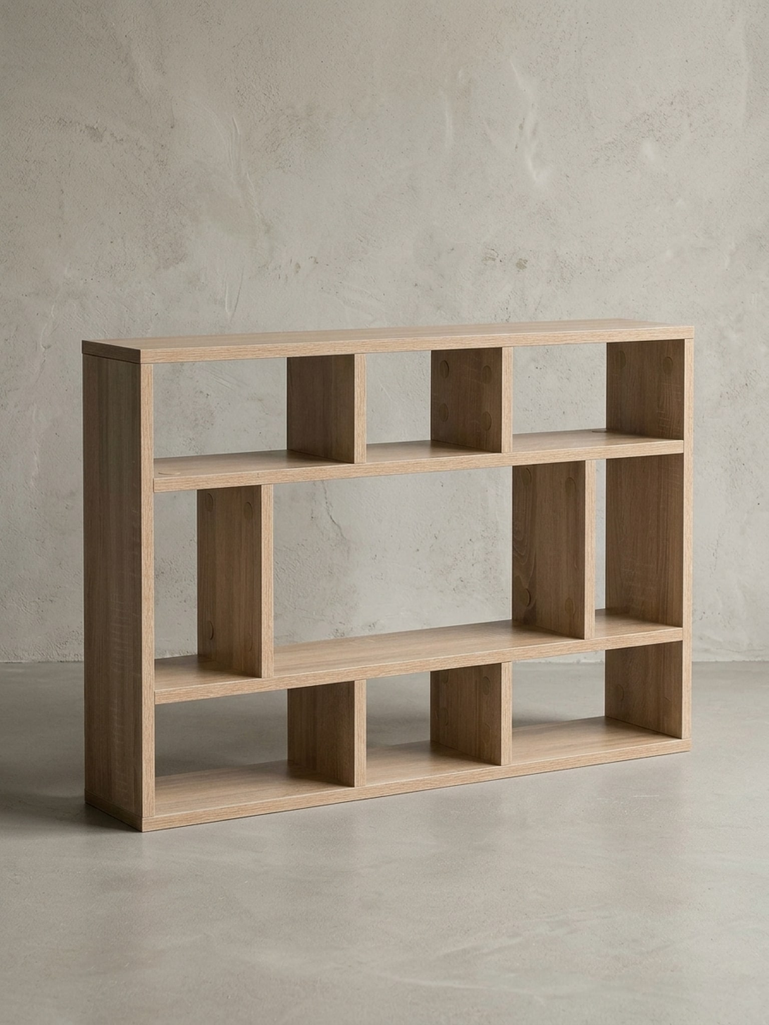 Wandregal Eiche Holz Freischwebend Modern, Sonoma 75x16x51 cm 