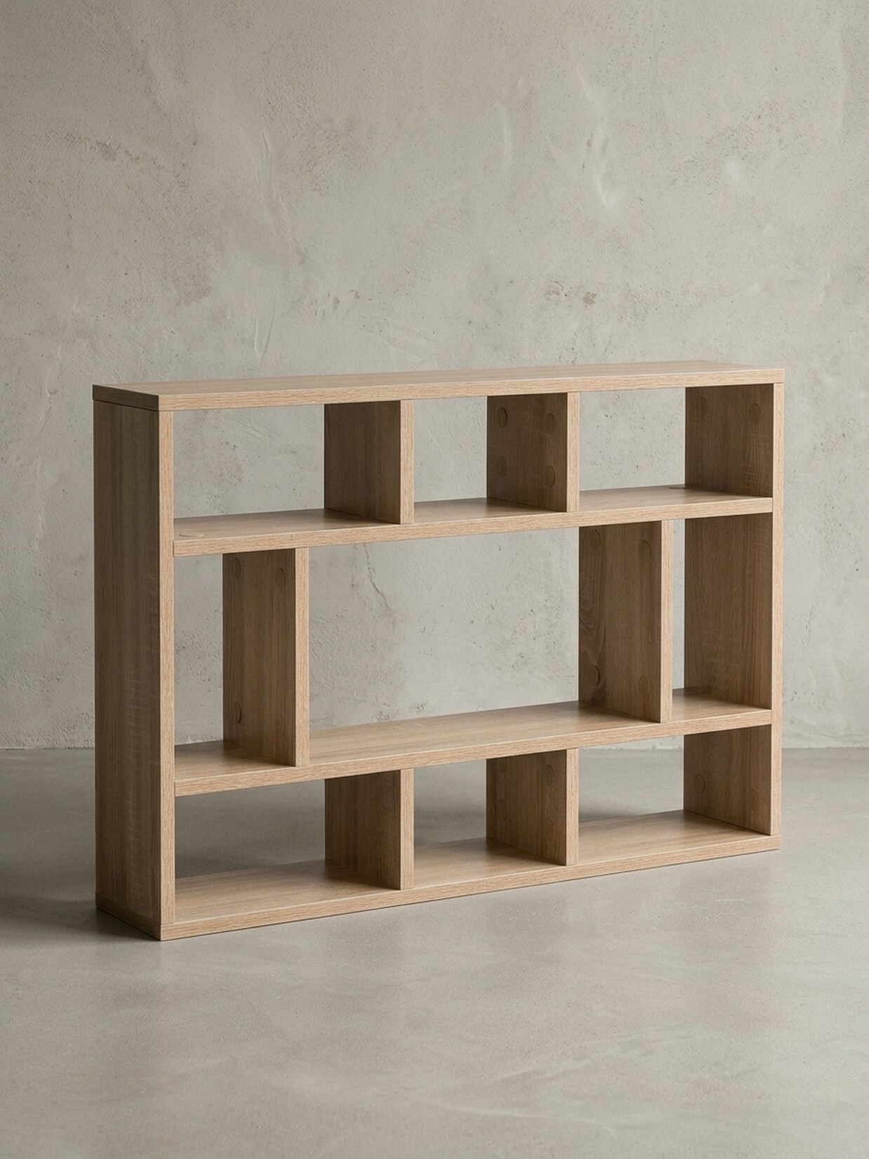 Wandregal Eiche Holz Freischwebend Modern, Sonoma 75x16x51 cm