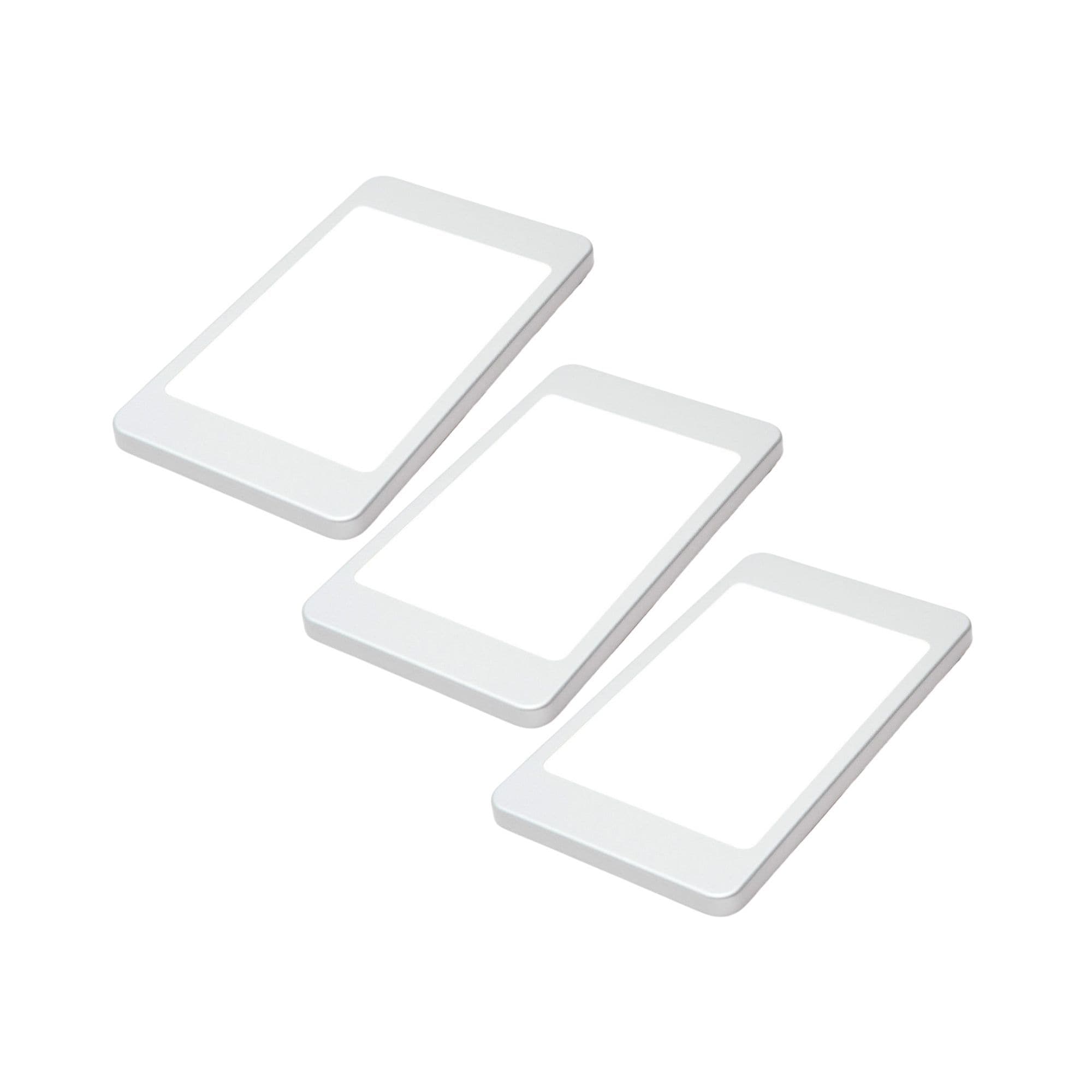 LED Unterbauleuchte, silber-grau, neutralweiss, ohne Sensor 3er SET 