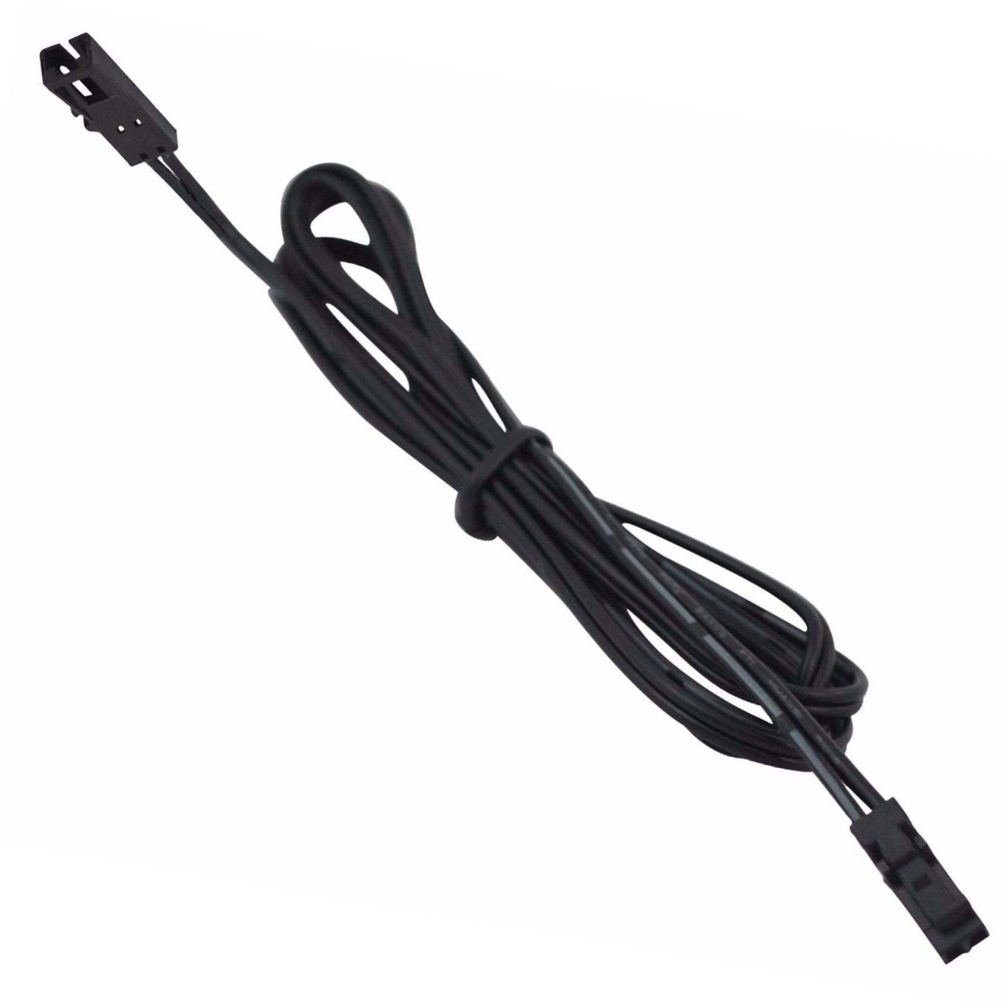 kalb | LED MINI Stecker Verl&auml;ngerungskabel 2m f Aufbauleuchte K&uuml;chenleuchte schwarz 