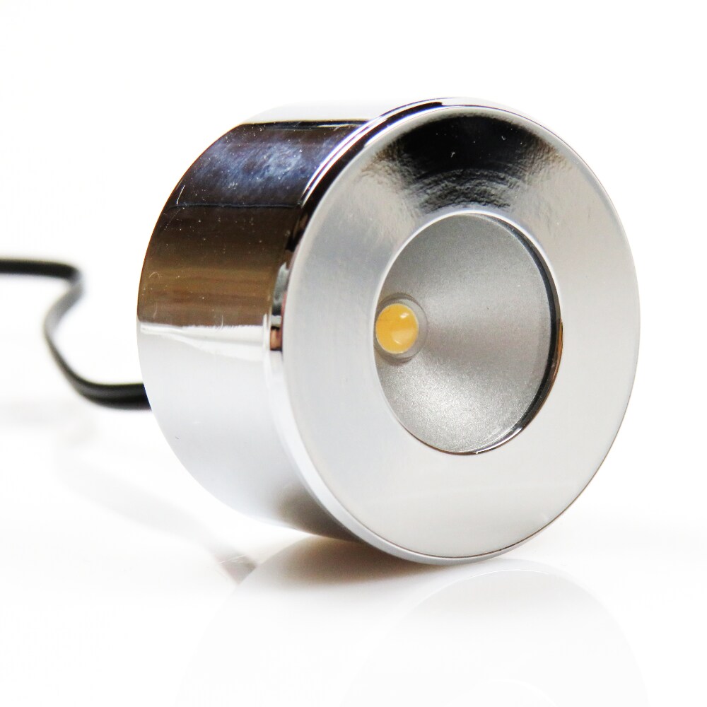 LED Unterbauleuchte, Mini-Star, chrom, warmweiss, 1er SET 