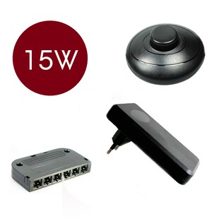 kalb | 15W 12V NETZTEIL +6FACH VERTEILER Trafo Netzadapter Steckernetzteil Driver LED 