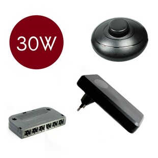 kalb | 30W 12V NETZTEIL +6FACH VERTEILER Trafo Netzadapter Steckernetzteil Driver LED 