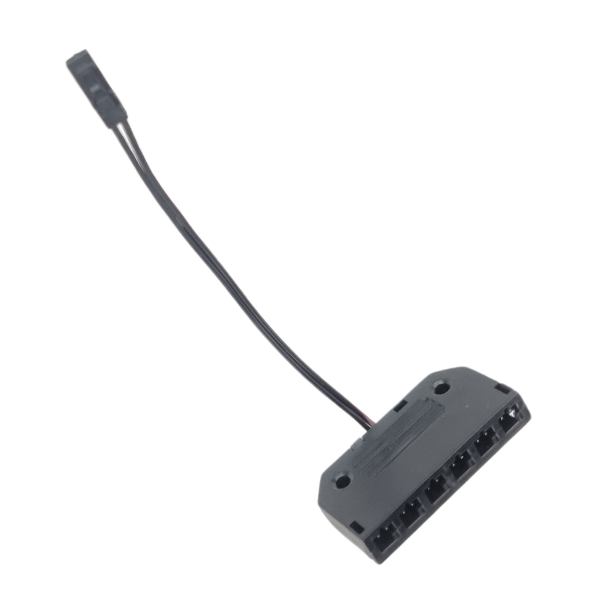 6-Fach-Verteiler f&uuml;r bestehende Leuchten-Sets, schwarz, 10cm Kabell&auml;nge 