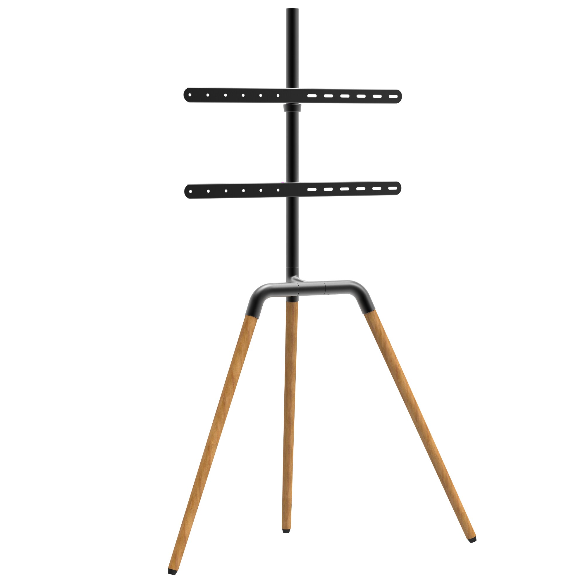 kalb | TV Standhalter Buche - VESA bis max. 600x400 f&uuml;r 45-65 Zoll max. 40kg Schwarz 