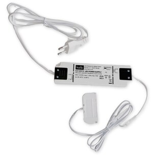 Flachnetzteil 15W, Kabel weiß, LED-Ministecksystem 