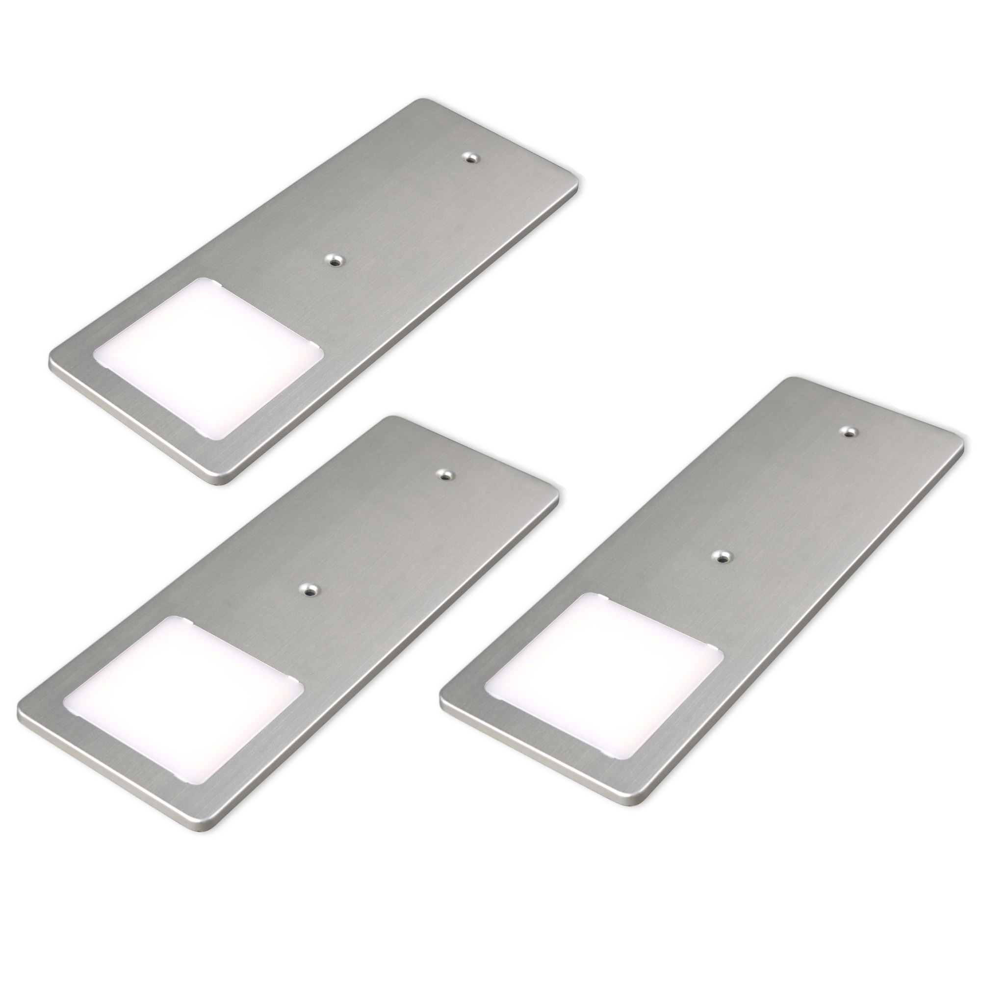 3er Set Unterbauleuchte TooFlat neutralwei&szlig; 