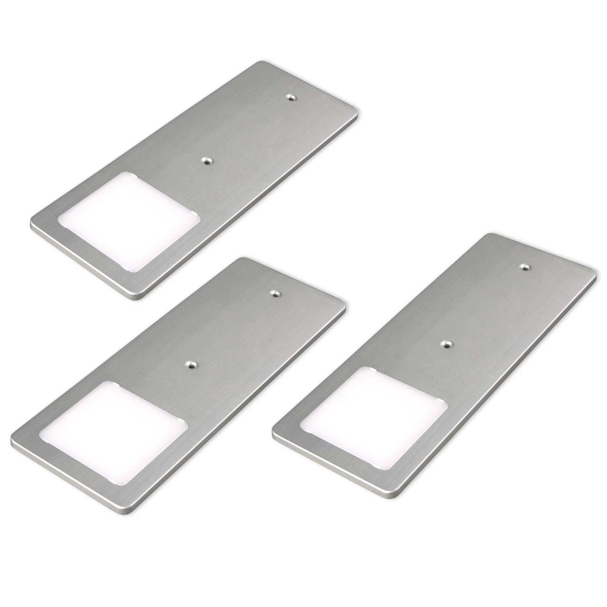 3er Set Unterbauleuchte TooFlat warmwei&szlig; 