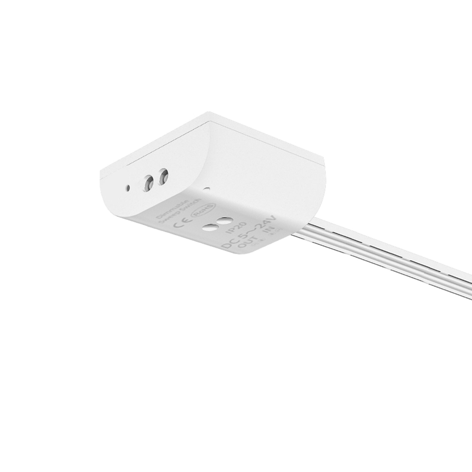 kalb | innovativer LED Schalter f&uuml;r 12 Volt Systeme - ber&uuml;hrungslos mit zwei Sensoren / dimmbar / Memoryfunktion mit MINI Plug System 