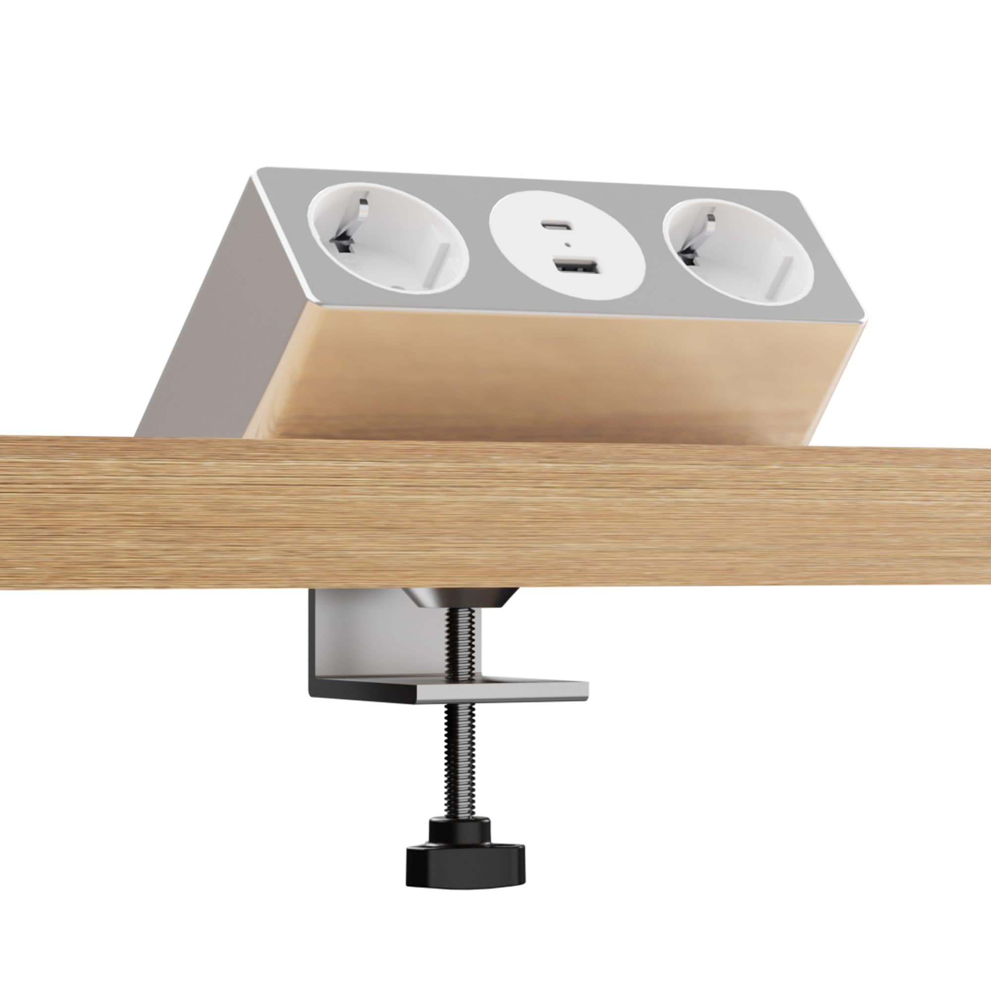 Nexura; 2er Klemmsteckdose USB-Port A/C; 230VAC; 16A 