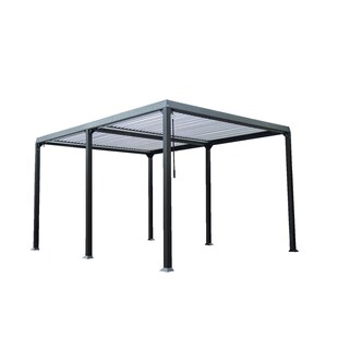 Pavillon Lamellenpavillon für Garten 3x4 Outdoor 