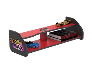 Bücherregal Wandregal für Kinderzimmer Rot 