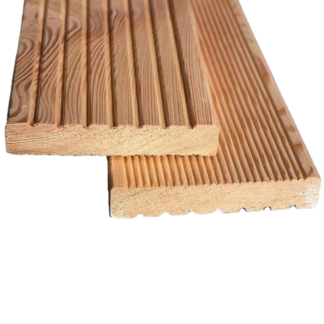 holz4home&reg; Holz Terrassendielen L&auml;rche inkl. Terrassenschrauben 