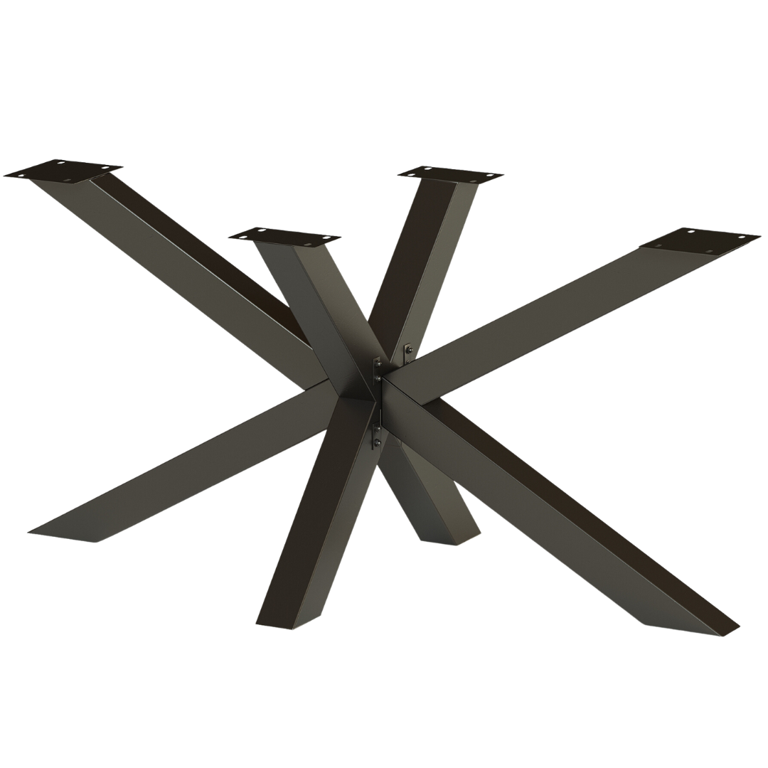 holz4home&reg; Tischgestell Hora Spider Mittelfu&szlig; 