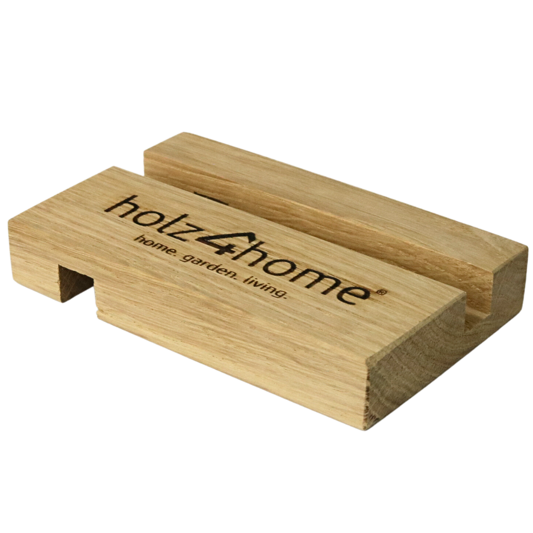 holz4home&reg; Handyhalter aus Holz 