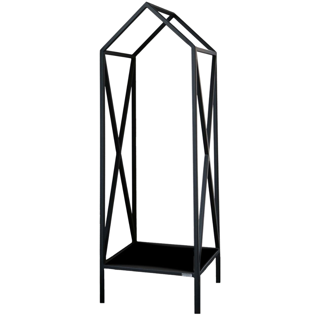 holz4home&reg; Holzaufbewahrung in schwarz 