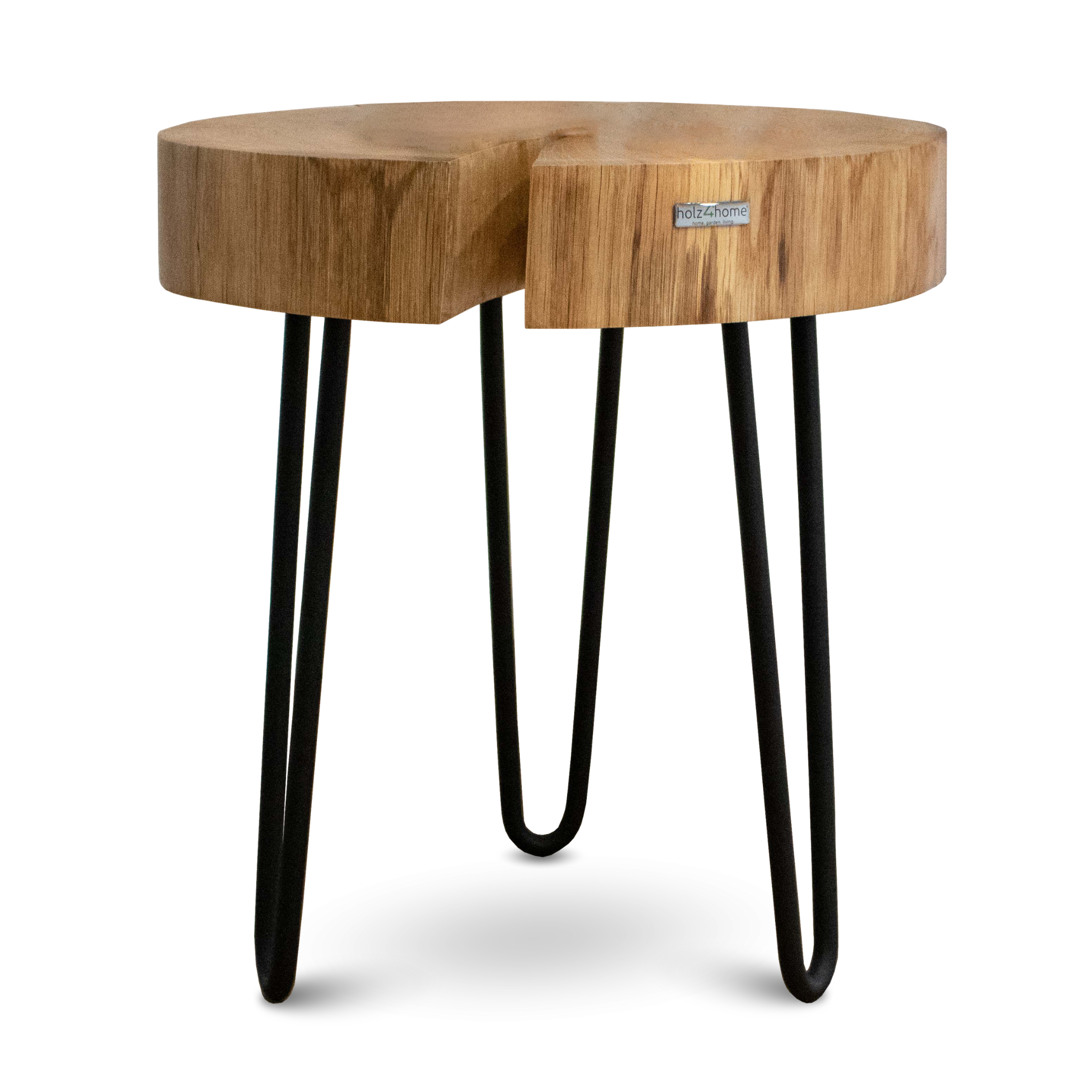 holz4home&reg; Couchtisch aus einer Baumscheibe Eiche | M 