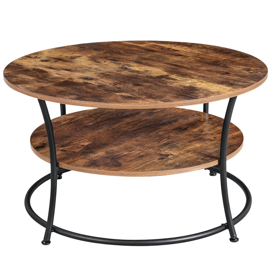 holz4home&reg; Couchtisch "Lillie" mit 2 Ablagen 