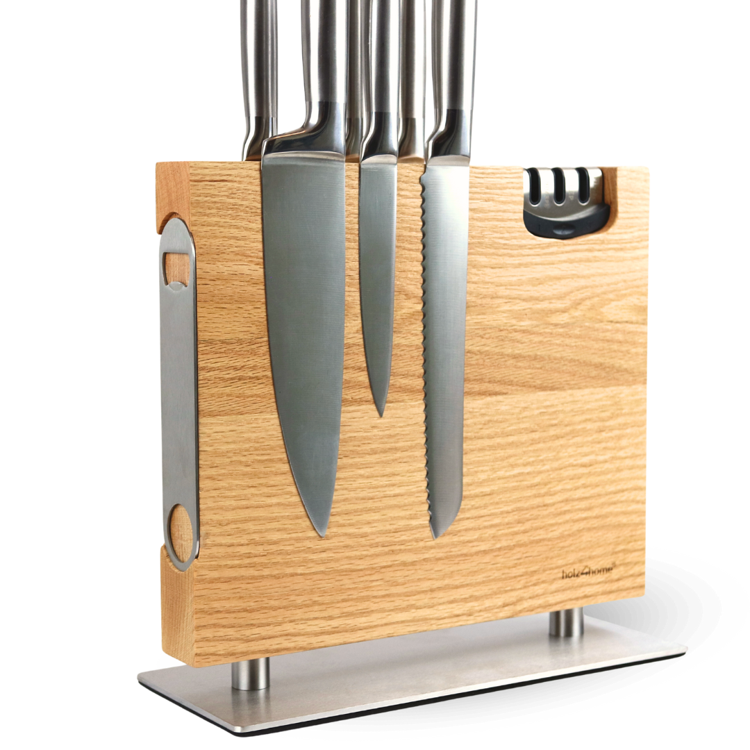 holz4home&reg; Magnetischer Messerblock 