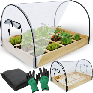 holz4home® Gemüsebeet mit Abdeckung 